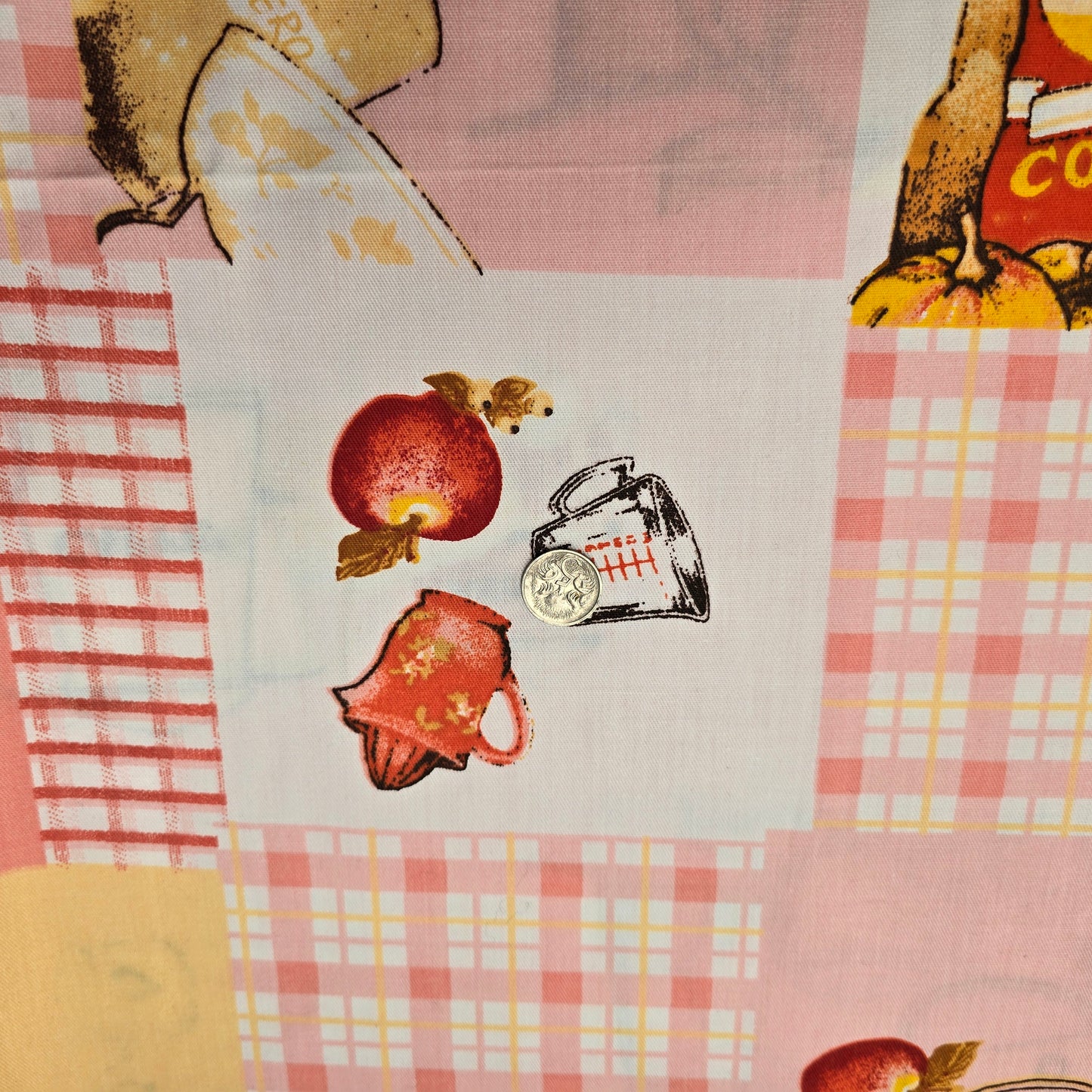 In the kitchen-apricot - sold by 1/2mtr