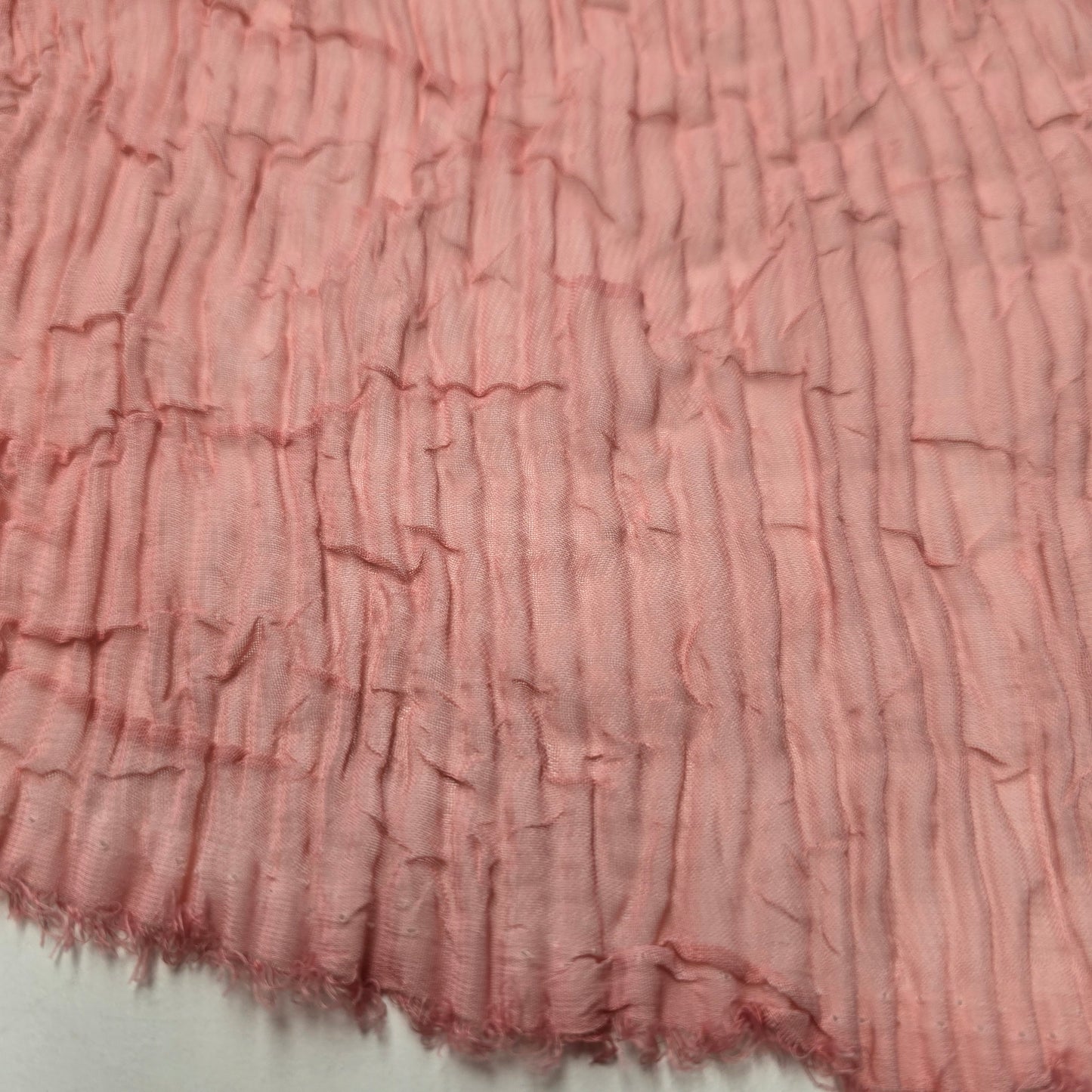 Crushed chiffon blush - 2mtrs