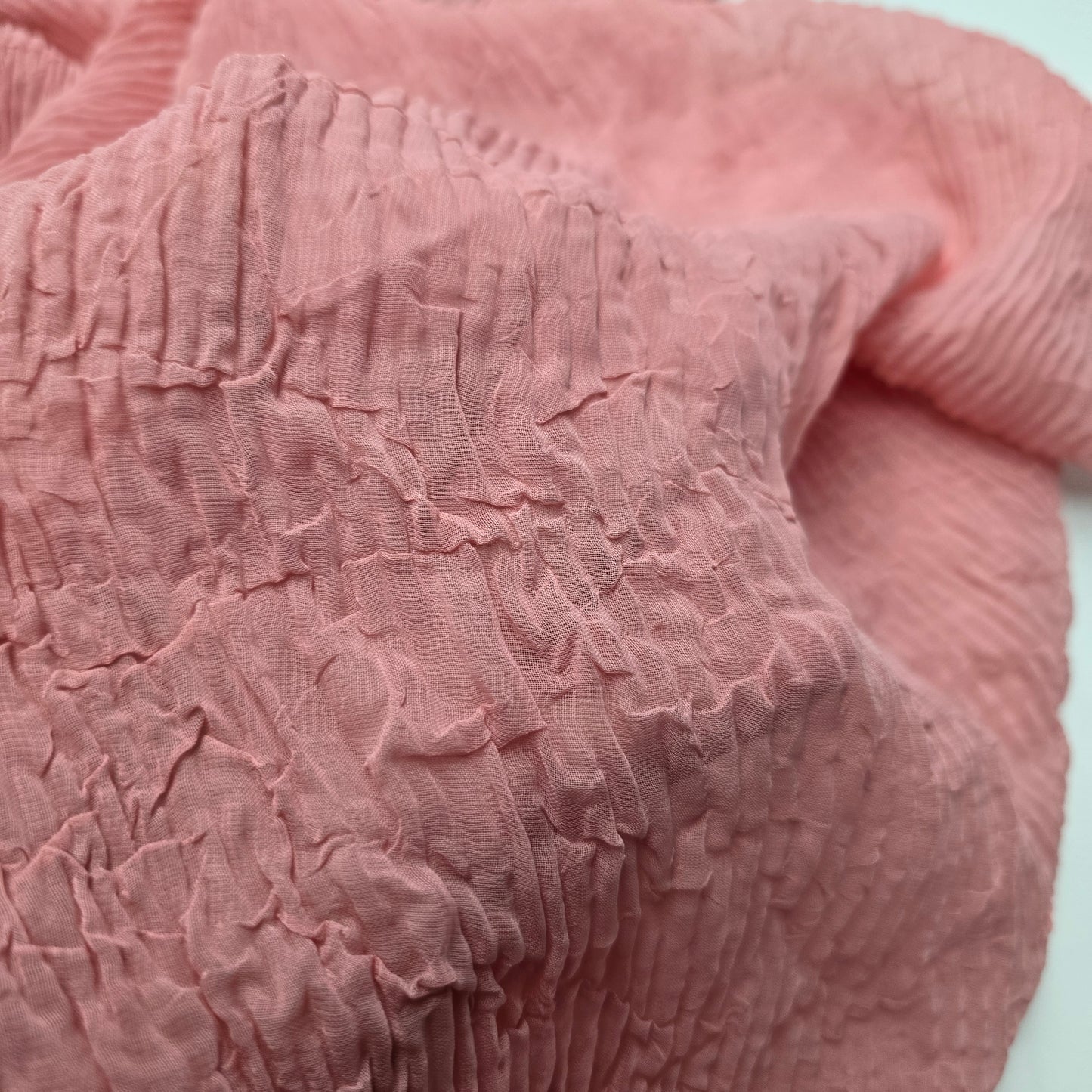 Crushed chiffon blush - 2mtrs