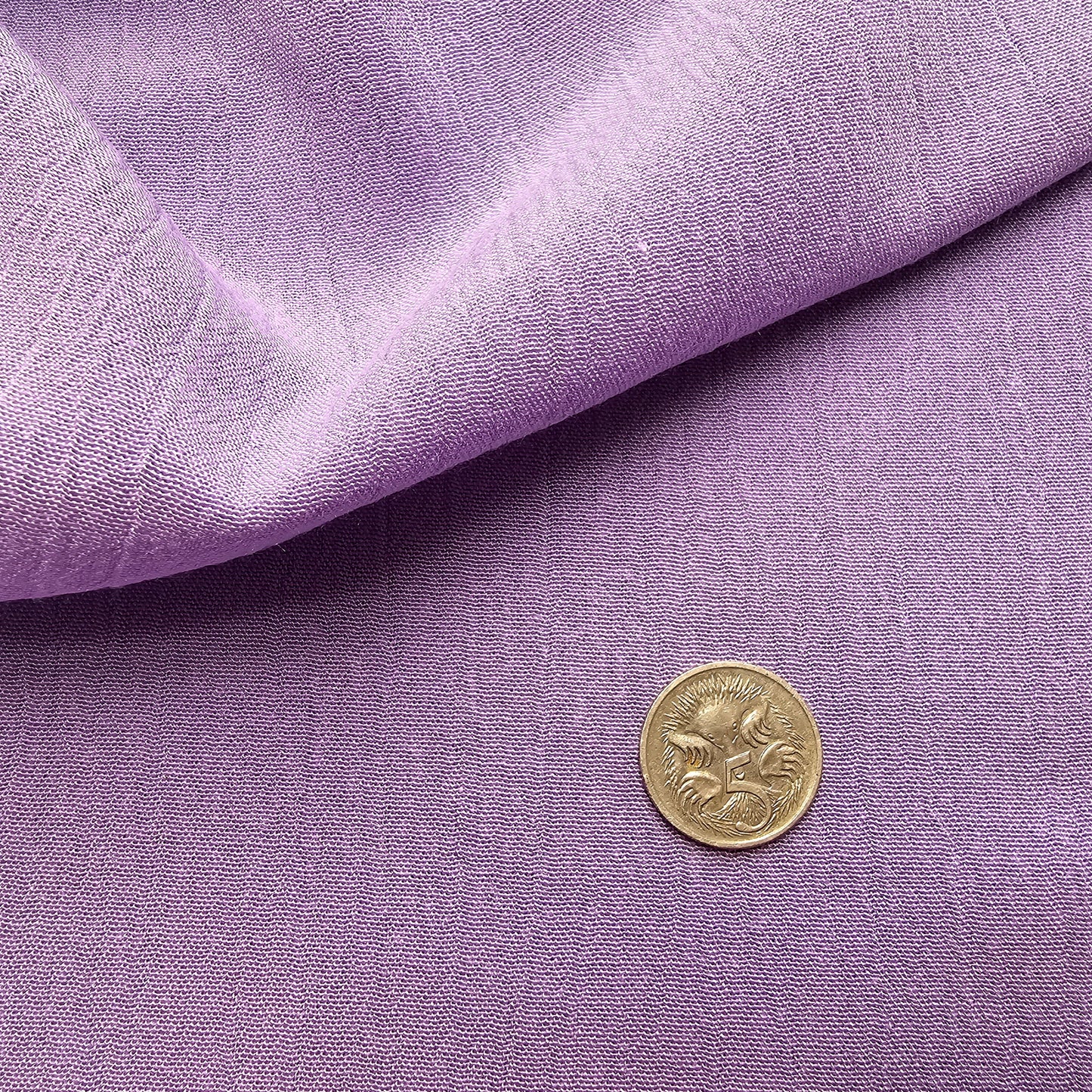 Crest lavender - crinkle woven fabric