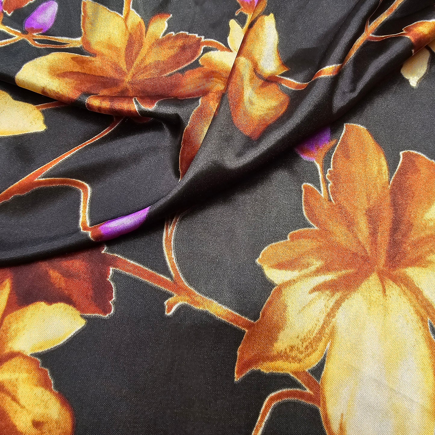 Floral printed jersey - sold by 1/2mtr