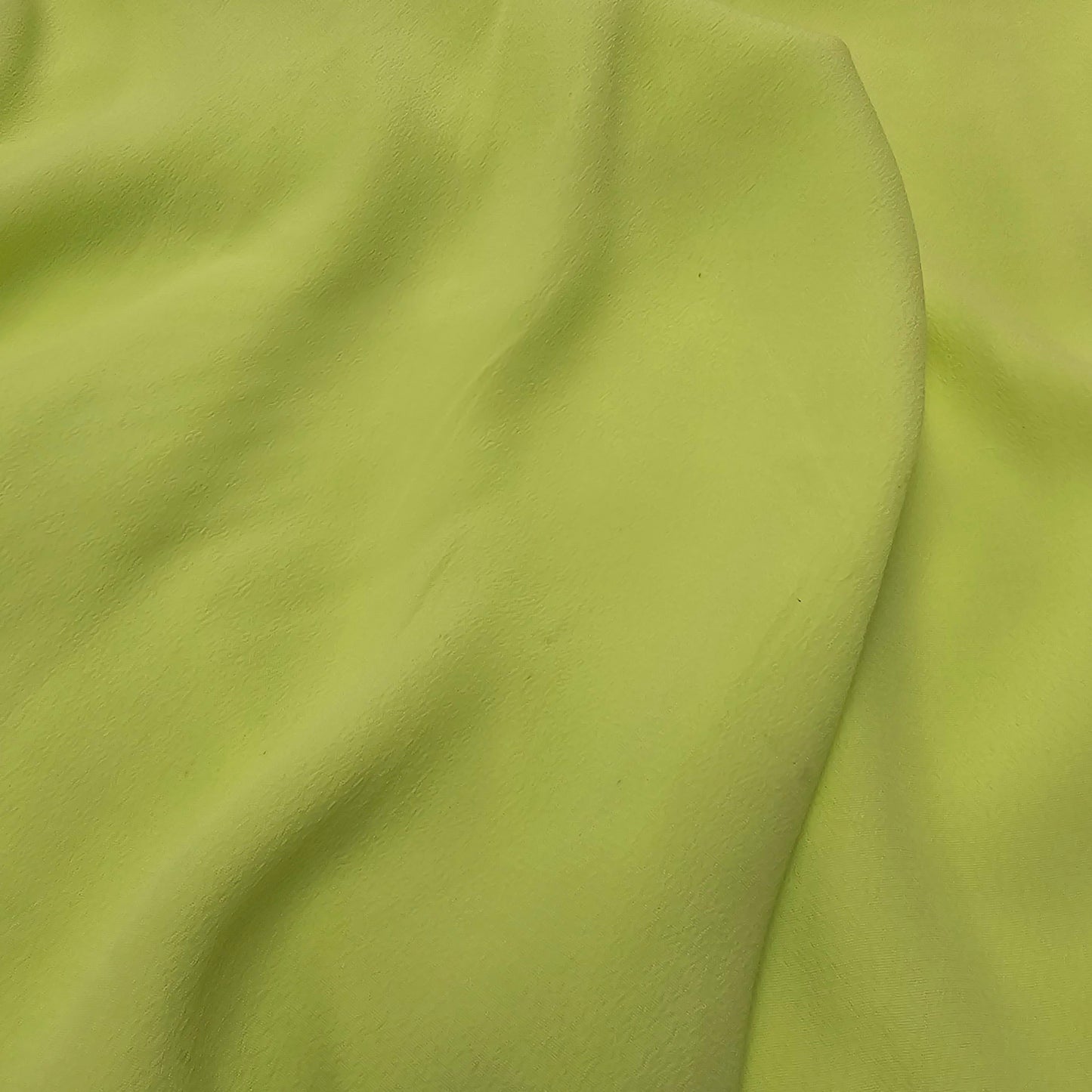 Limecello woven crepe fabric - sold by 1/2mtr