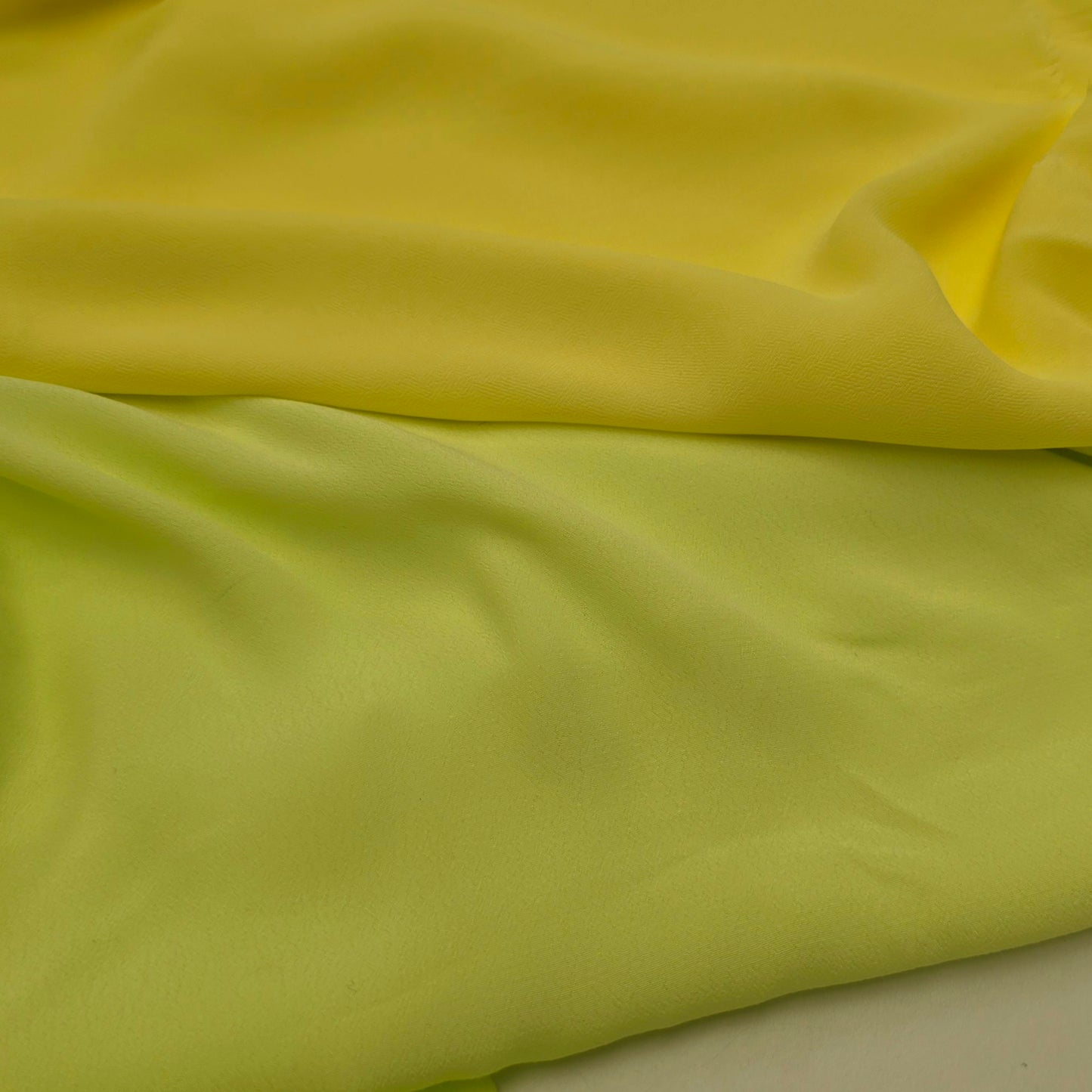 Limecello woven crepe fabric - sold by 1/2mtr
