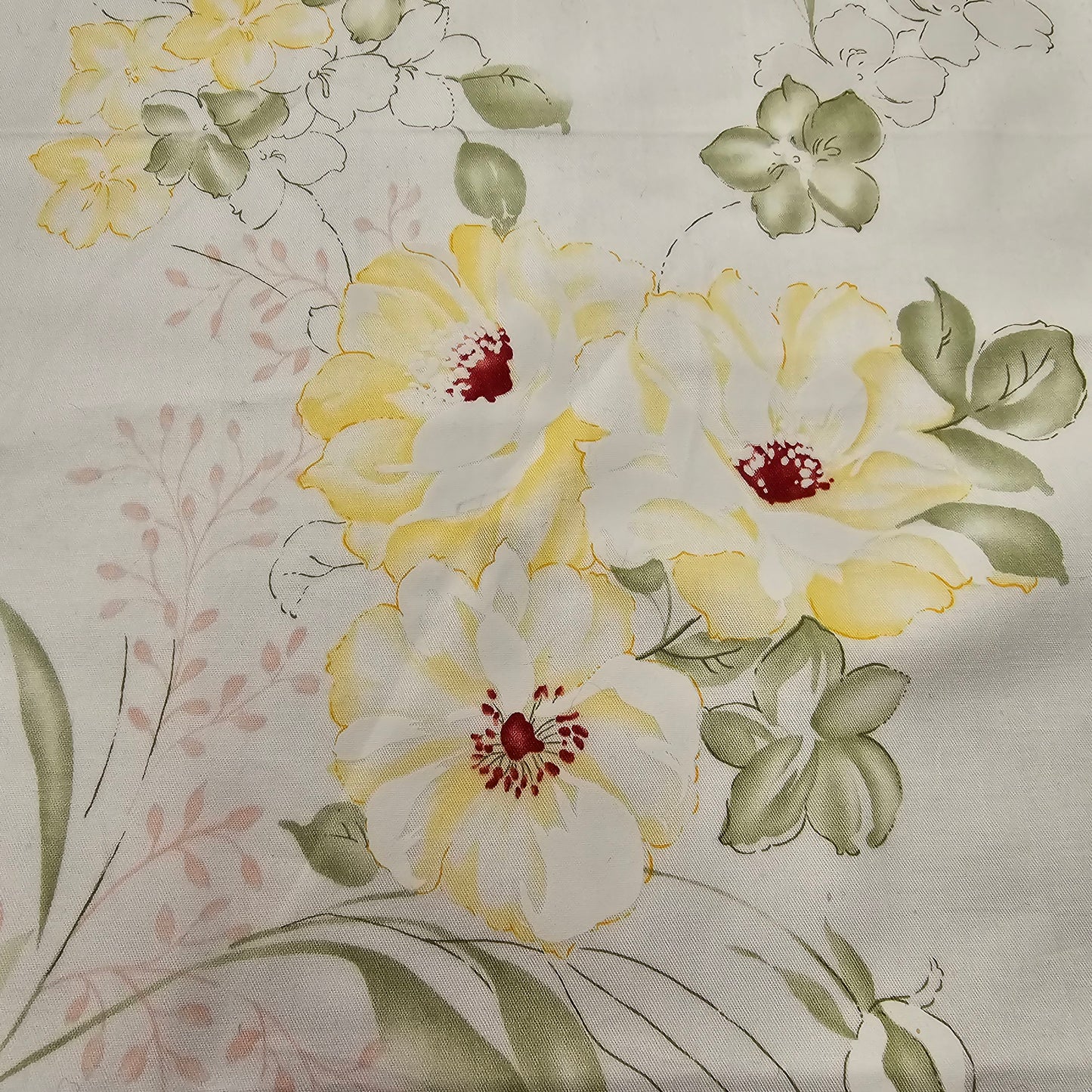 Harper- floral printed woven cotton fabric - sold 2.00mtrs