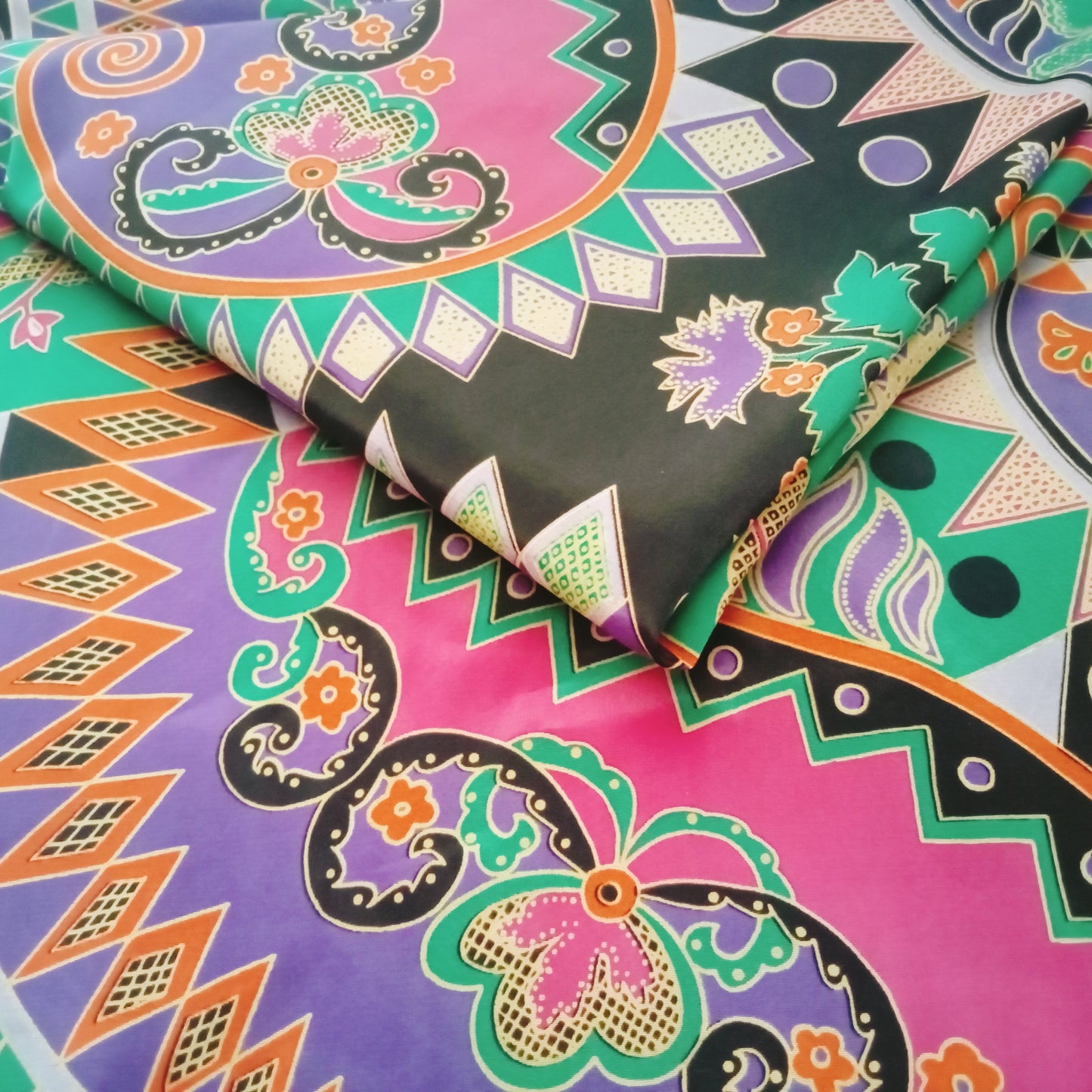 Spellbound satin fabric - sold by 1/2mtr