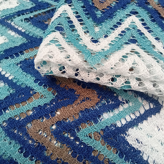 Kizo - chevron knit - sold by 1/2mtr