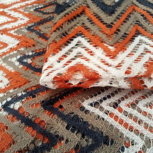 Kizo - chevron knit - sold by 1/2mtr