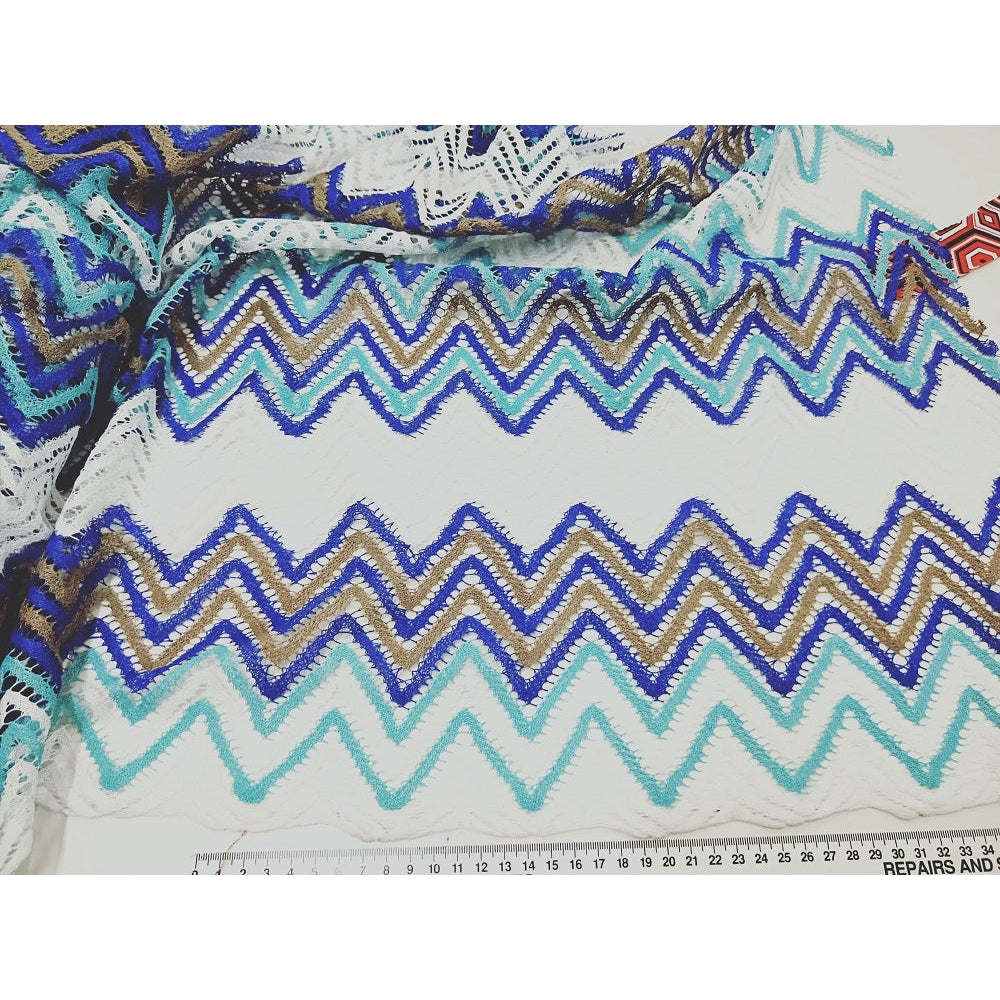 Carina - chevron knit - sold by 1/2mtr