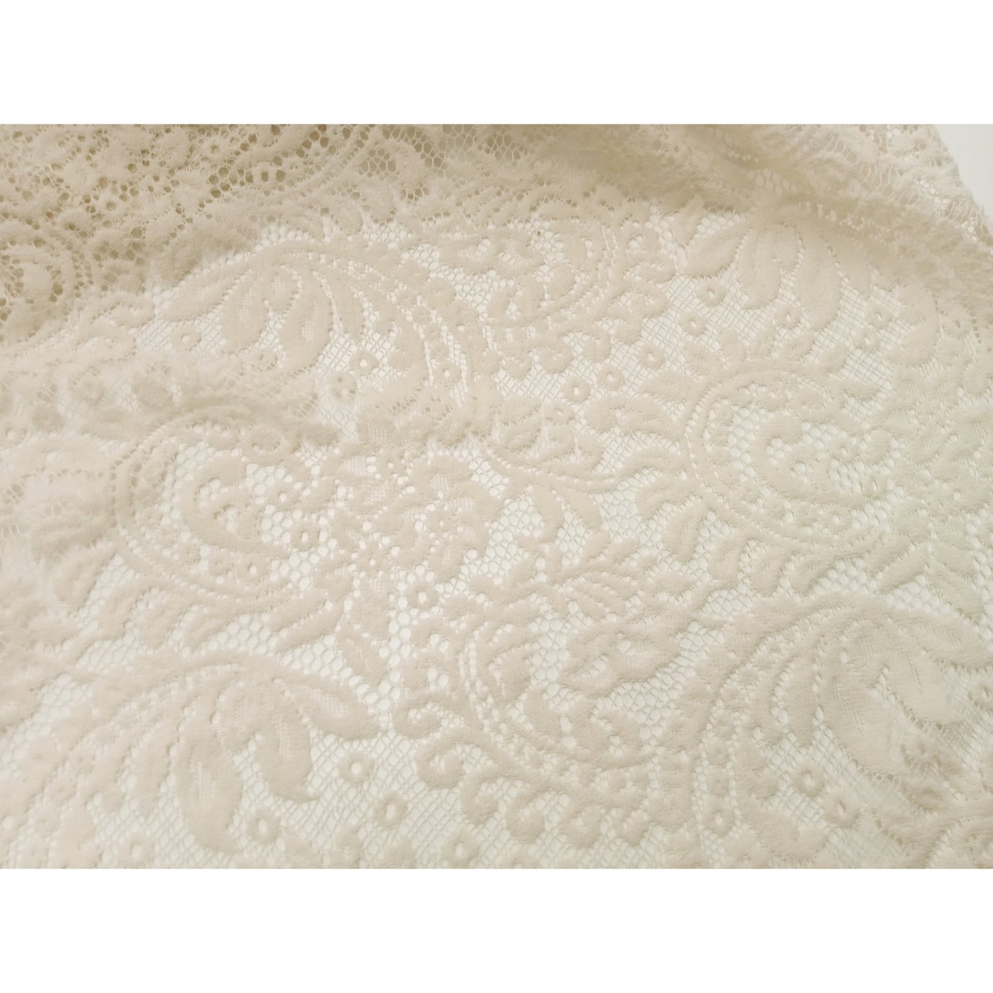 Vintage lace fabric