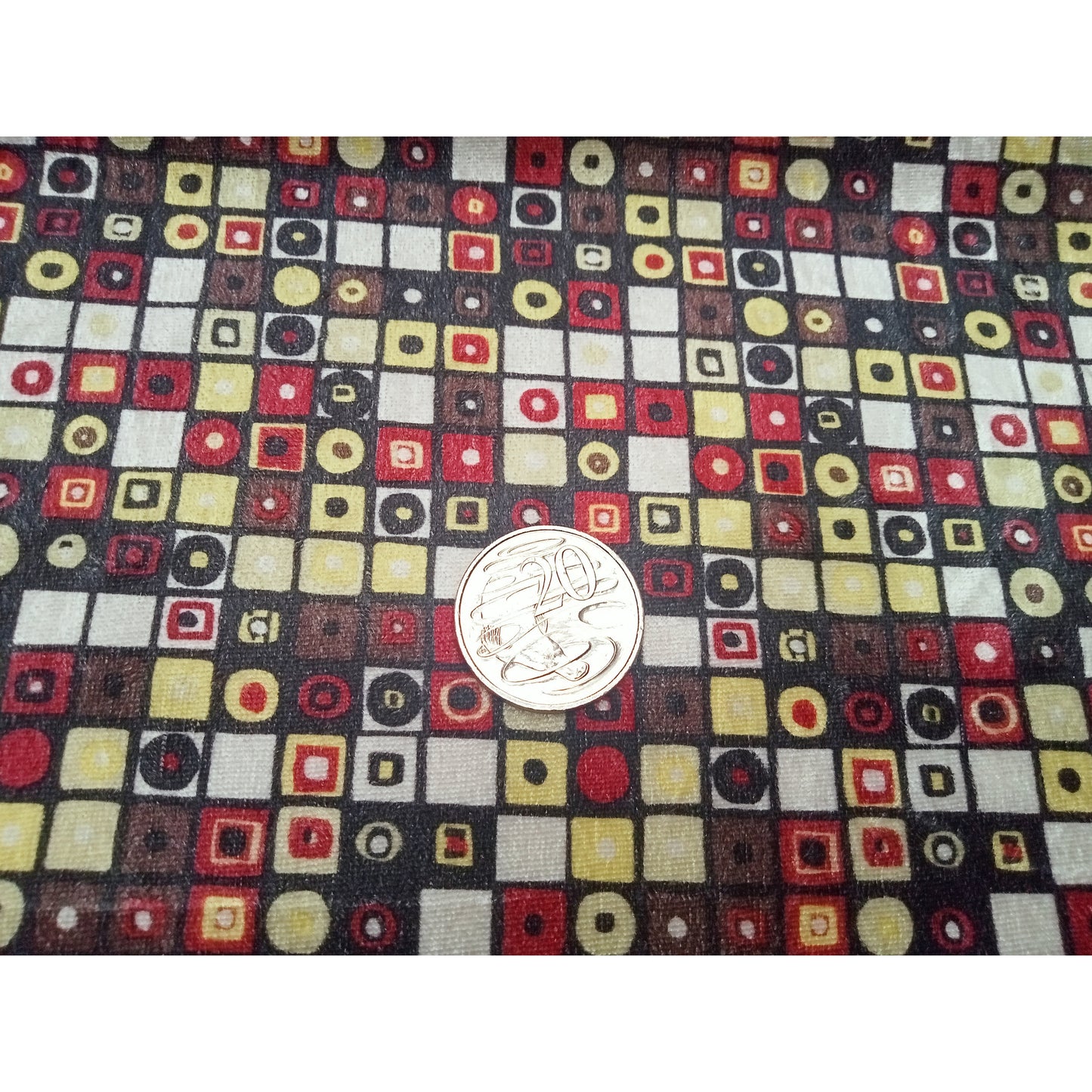 Retro stretch jersey - sold by 1/2mtr