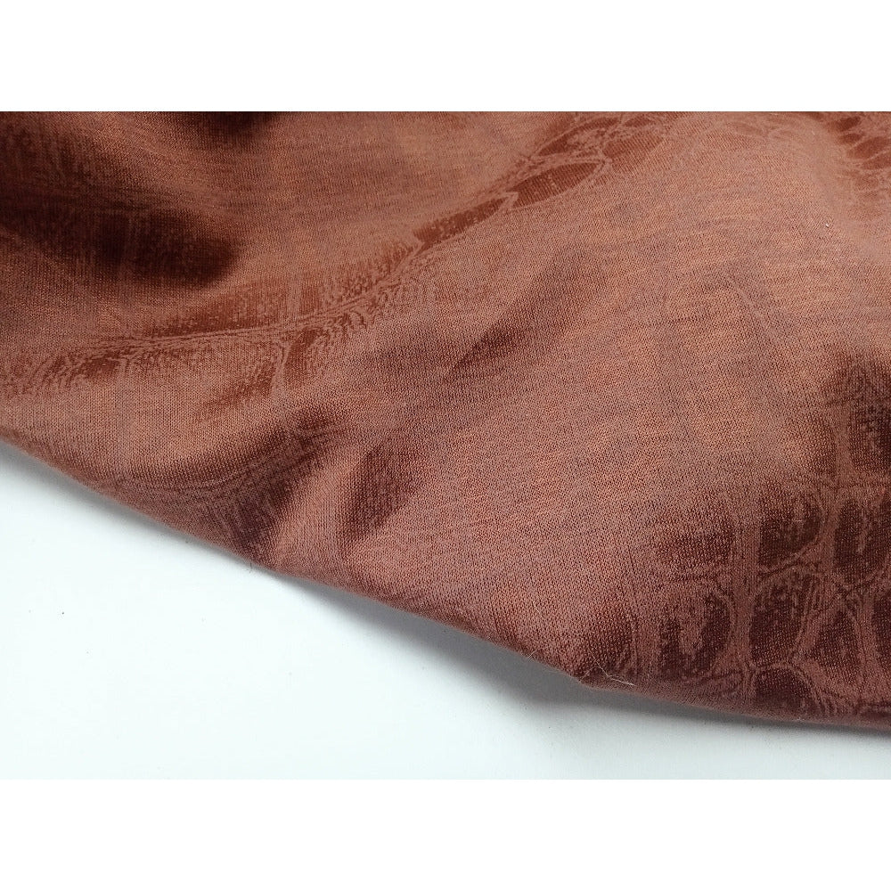cheetah inspired printed jersey - sold by 1/2mtr