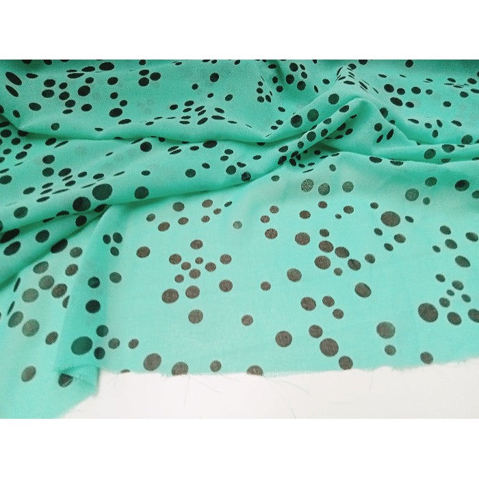 Polka dot crepe chiffon - sold by 1/2mtr
