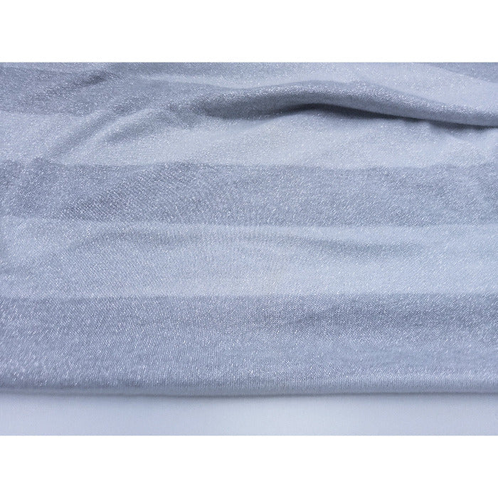 Constellation - silver/grey striped knit - sold by 1/2mtr