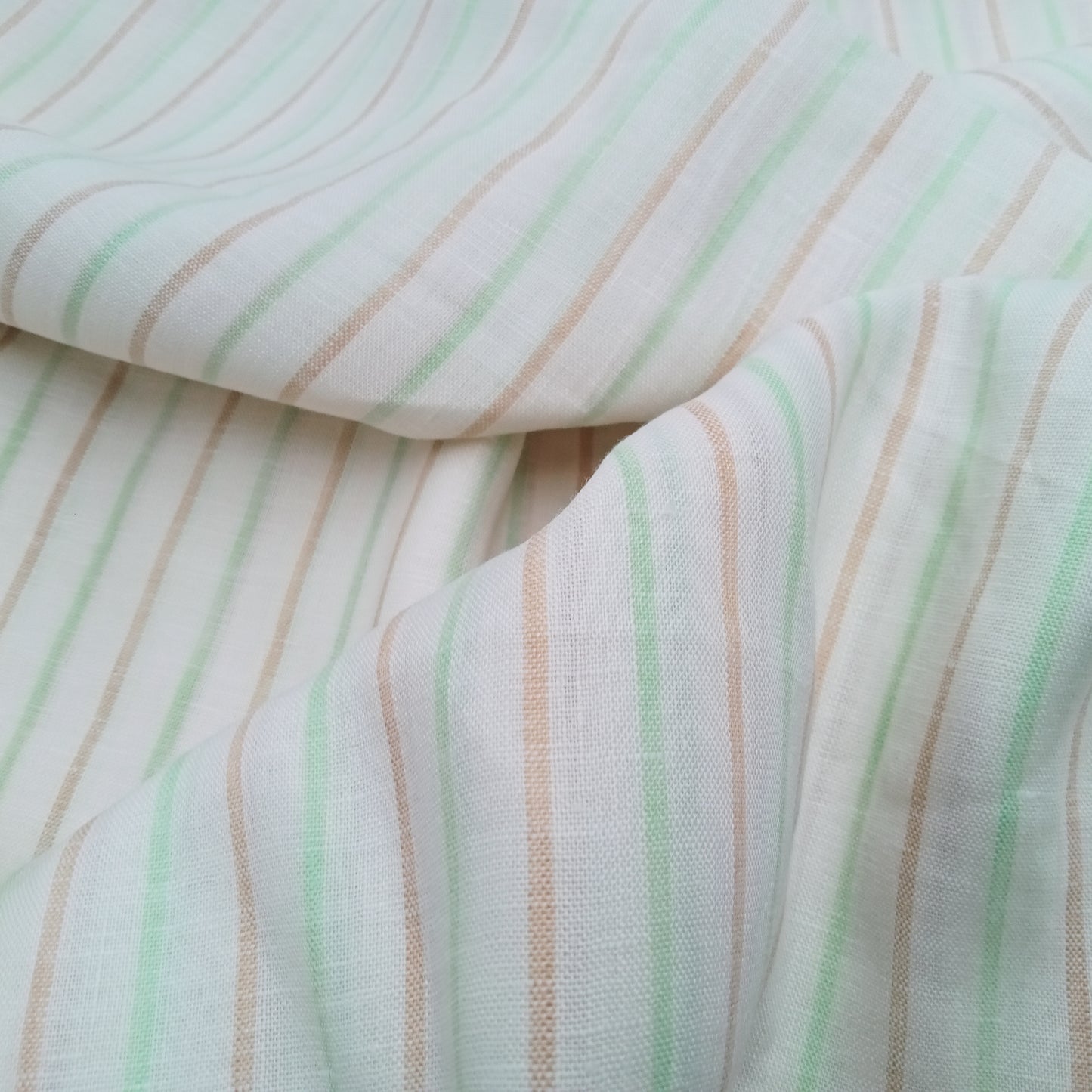 Yarn dyed striped linen - sold by 1/2mtr