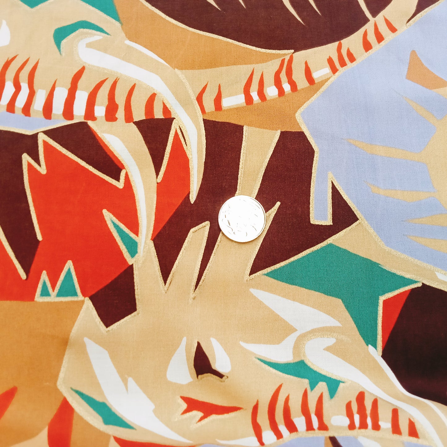 Jungle fever- printed rayon fabric - sold by 1/2mtr