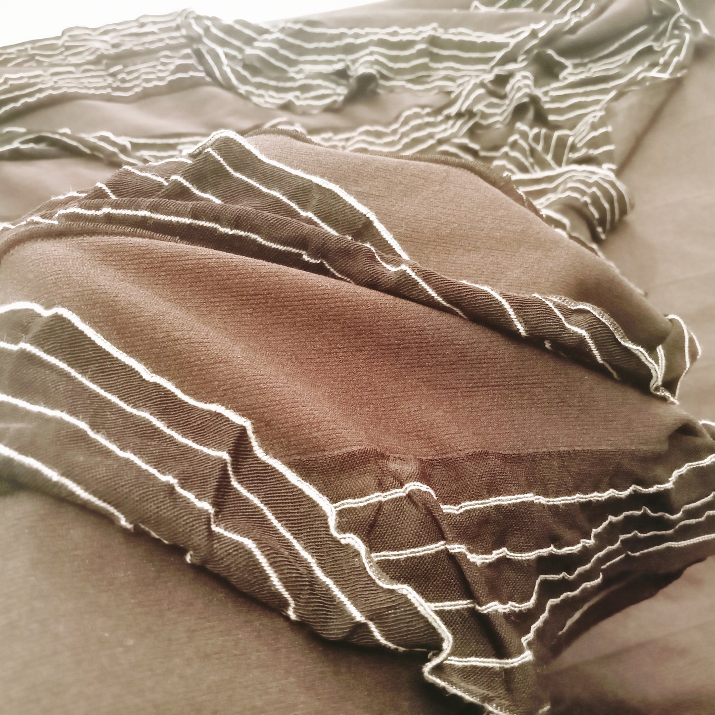 Can can - ruffle stretch fabric - 1.60mtrs