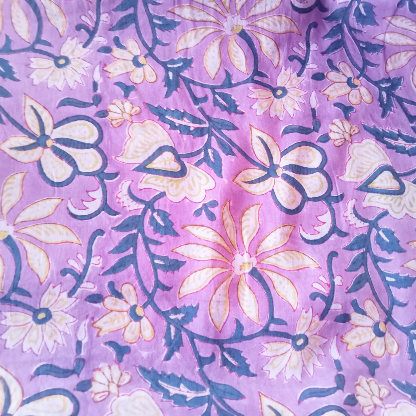 Indian cotton voile floral print - sold by 1/2mtr