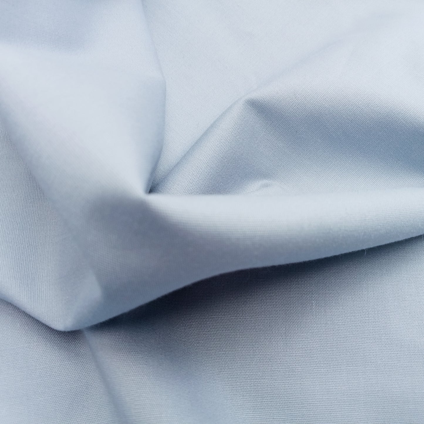 Stretch poplin fabric - smokey blue - sold by 1/2mtr
