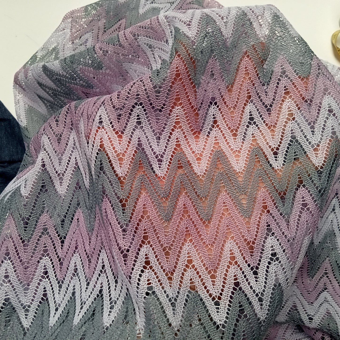 Kizo- chevron knit - sold by 1/2mtr