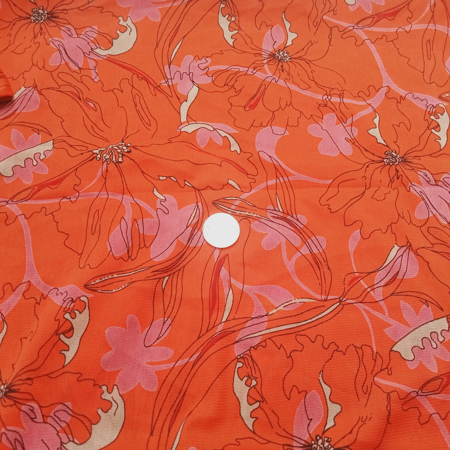 Stretch mesh floral design - 1.45mtrs