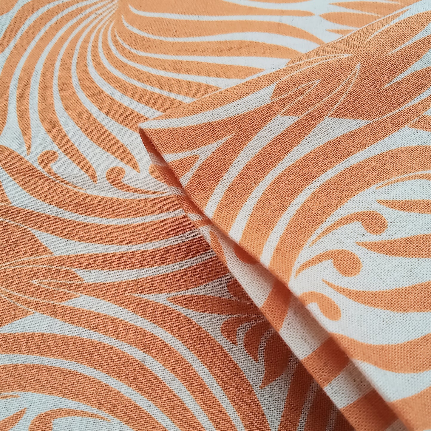 waratah- woven cotton/linen fabric - sold by 1/2mtr