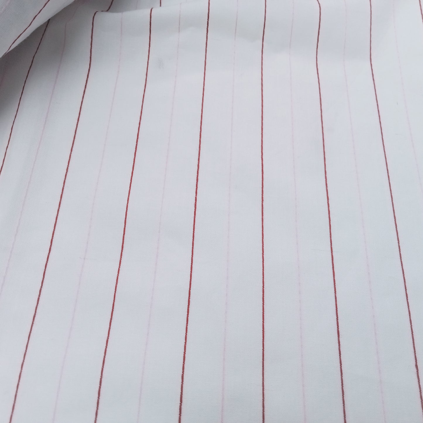 Pinstripe woven cotton fabric - sold by 1/2mtr