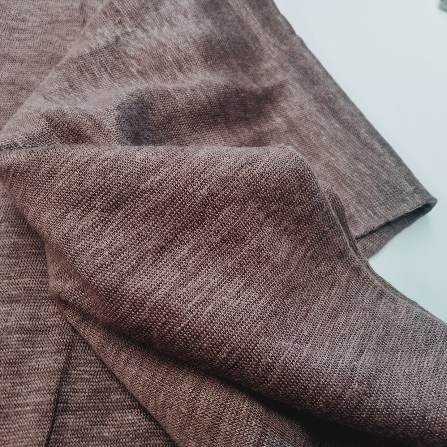 Savannah chocolate knit fabric - sold by 1/2mtr