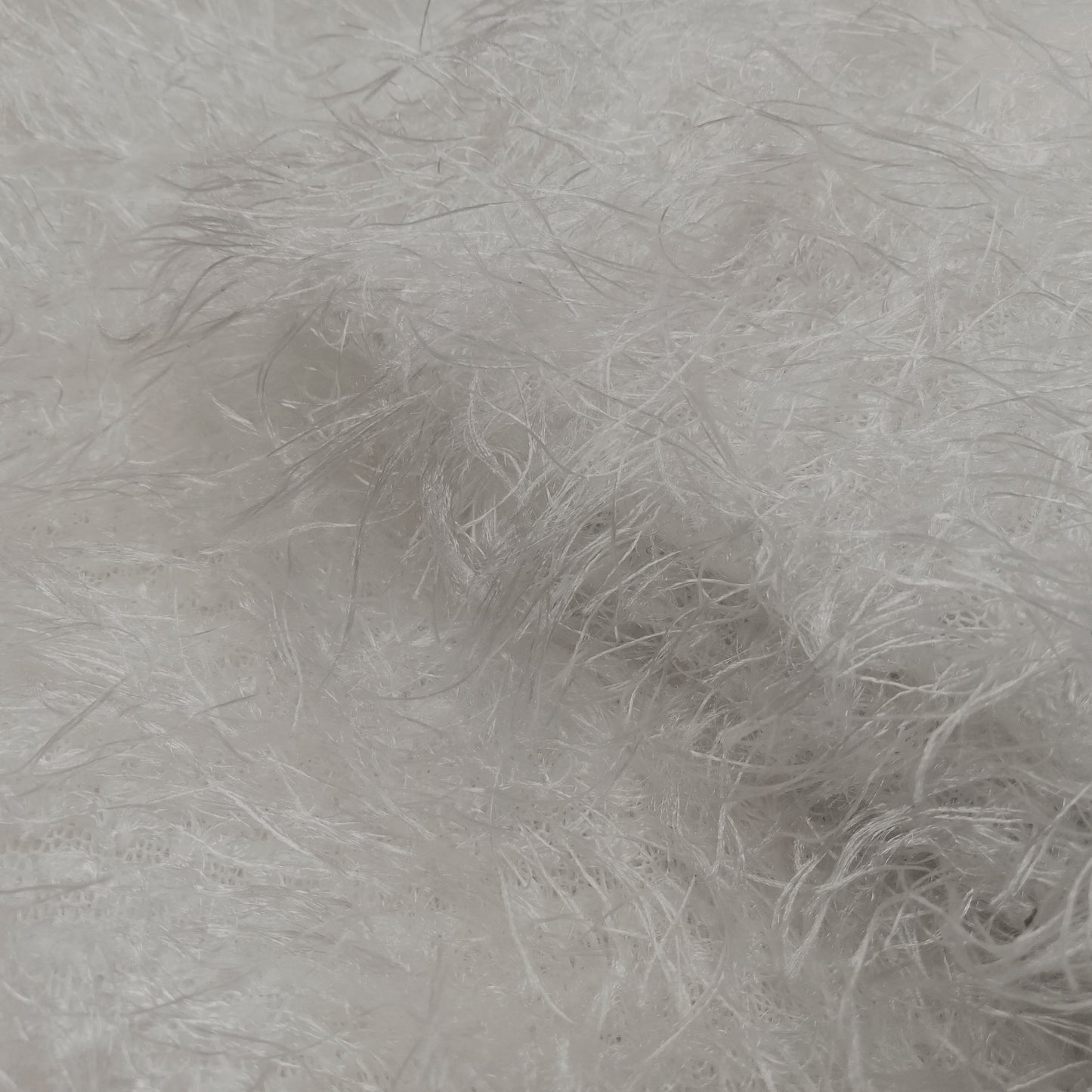 snow white mohair style knit - sold by 1/2mtr