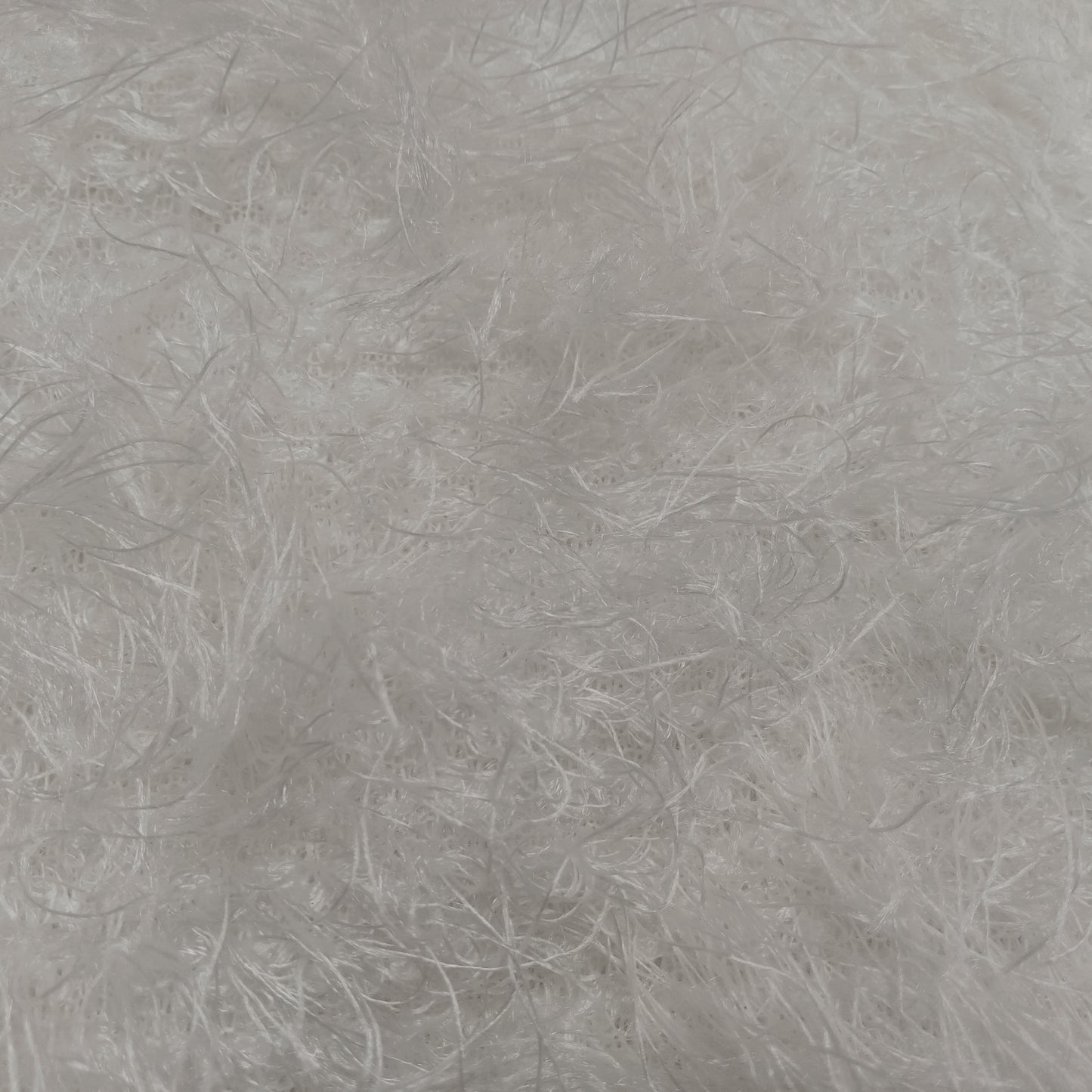 snow white mohair style knit - sold by 1/2mtr