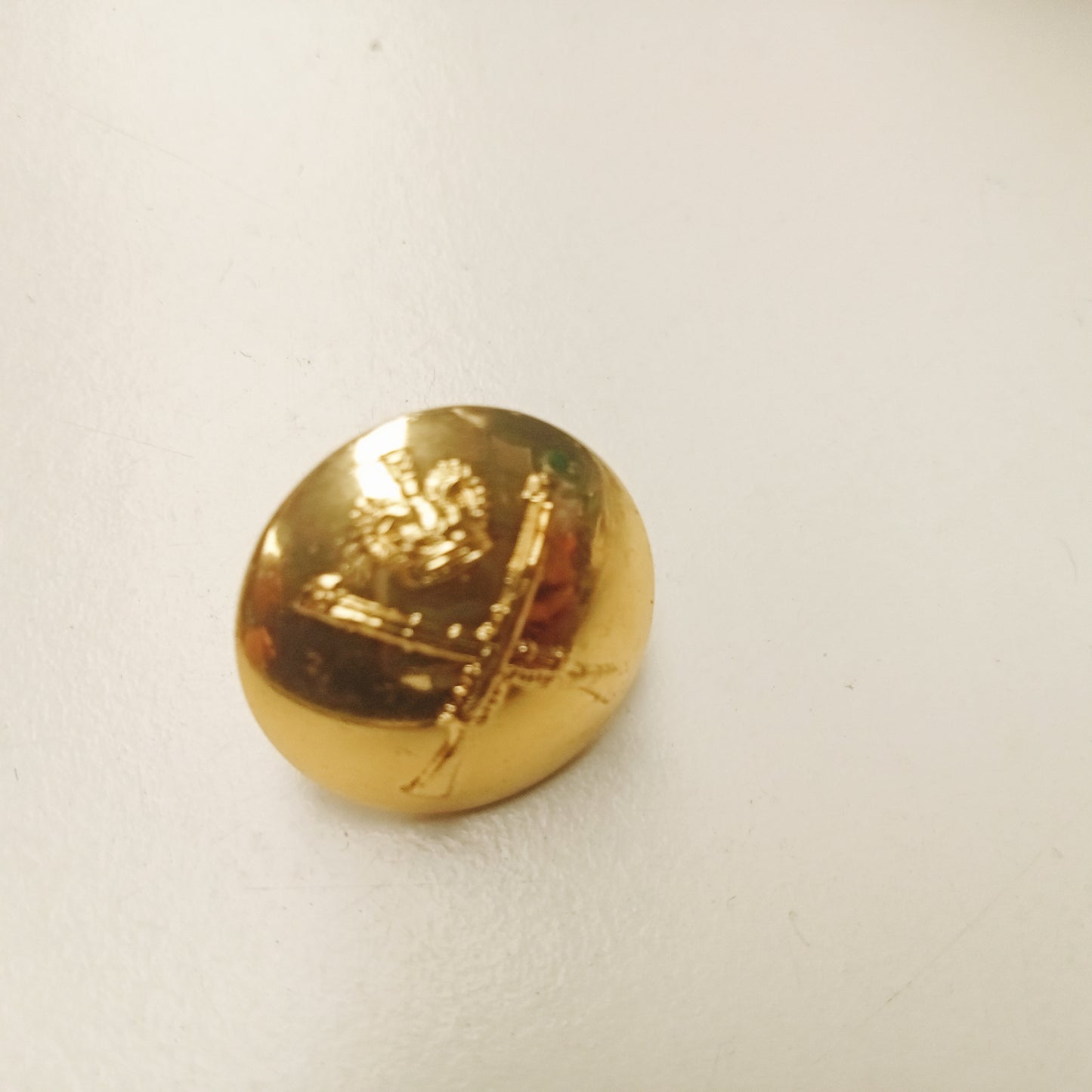 Gold shank metal buttons - 2