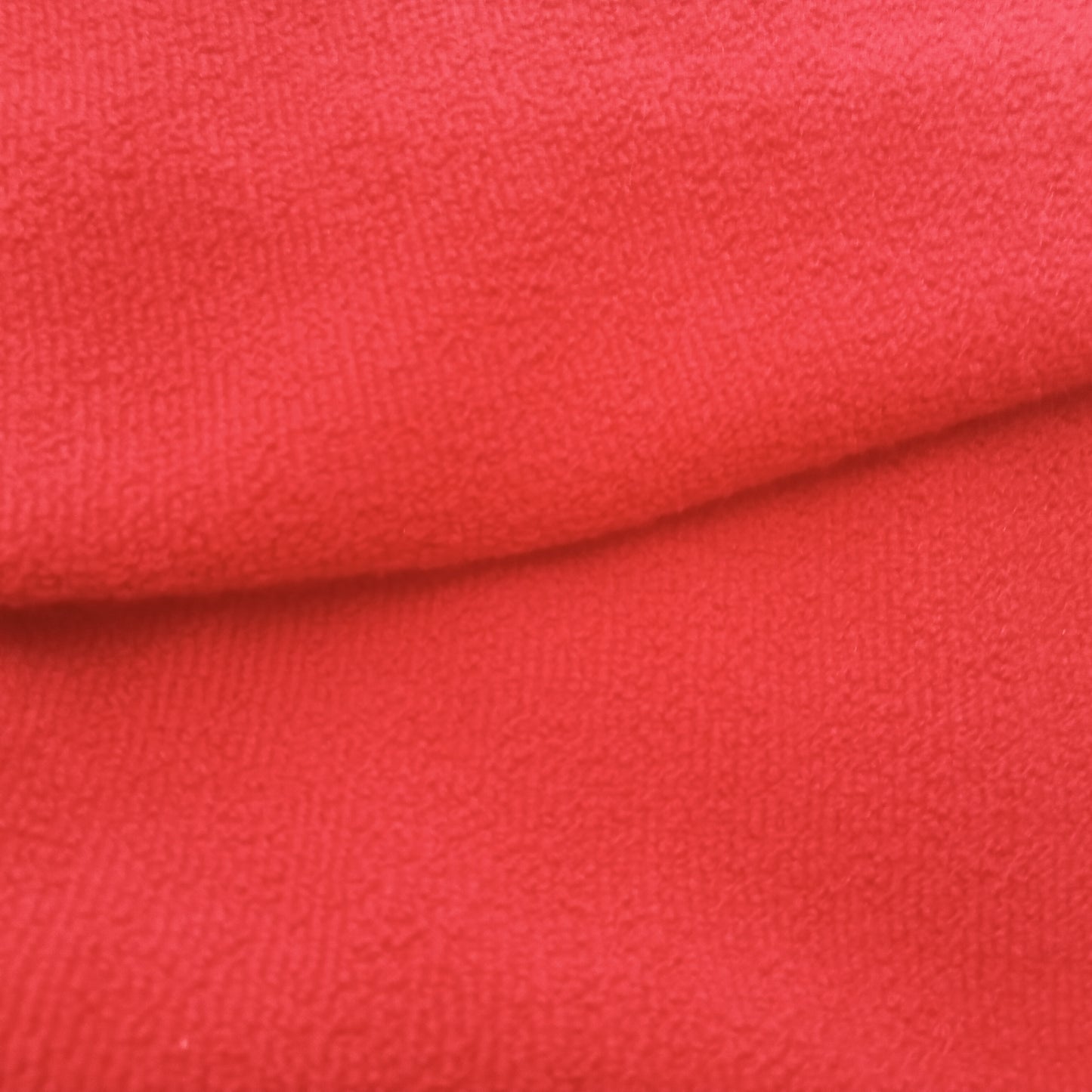 Red- unbrushed knit - sold by 1/2mtr