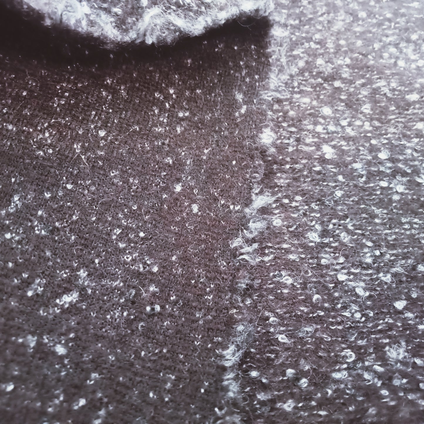 boucle wool knit - sold by 1/2mtr