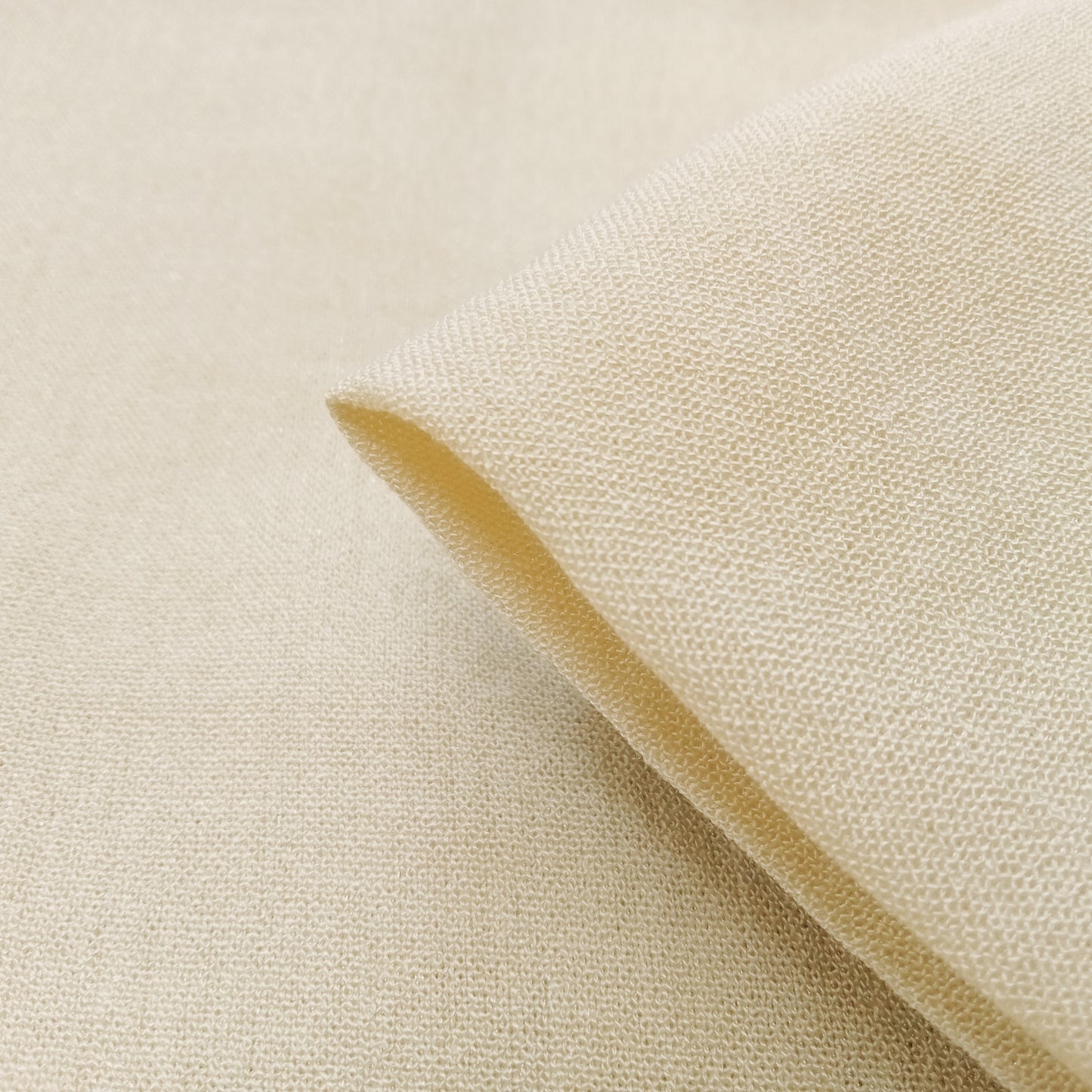 Laura - sand Linen blend woven fabric - sold by 1/2mtr