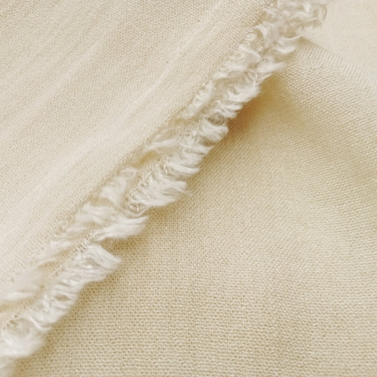 Laura - sand Linen blend woven fabric - sold by 1/2mtr