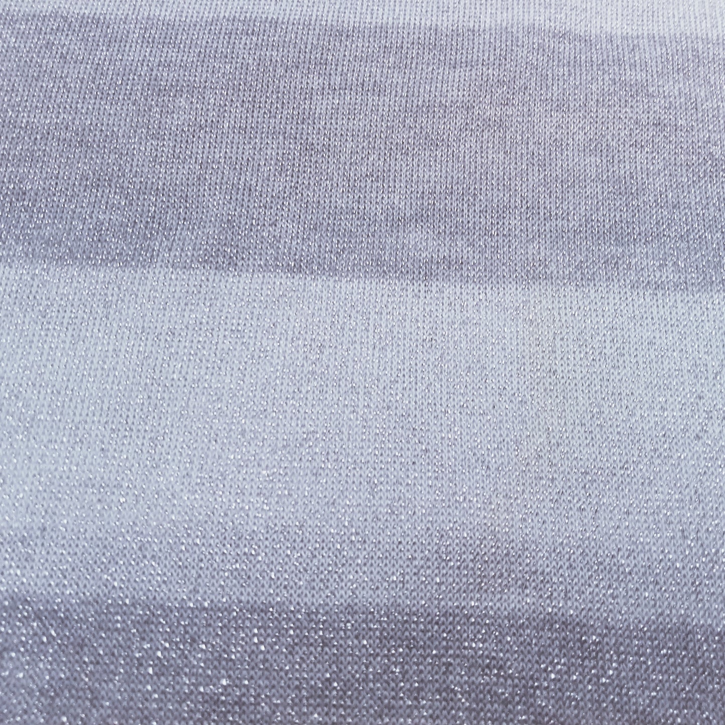 Constellation - silver/grey striped knit - sold by 1/2mtr