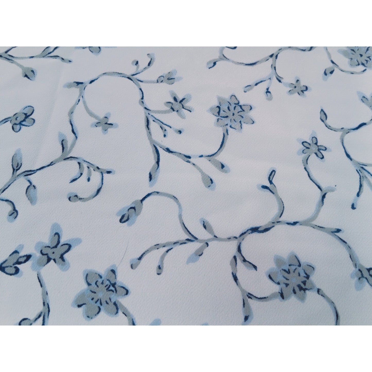 Floral printed crepe woven fabric - 1.65mtrs