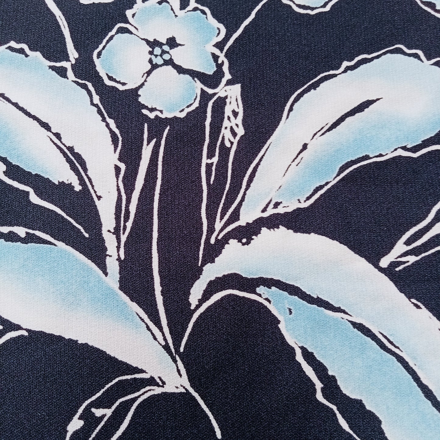 Large Floral printed crepe fabric - 2.00mtrs