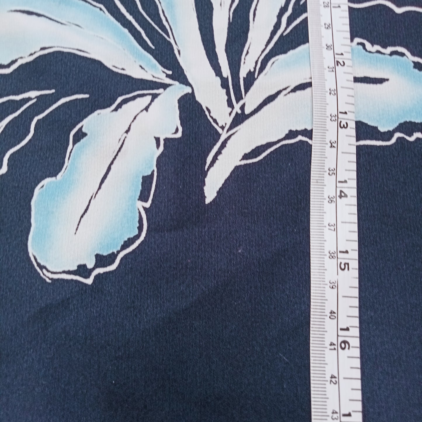 Large Floral printed crepe fabric - 2.00mtrs