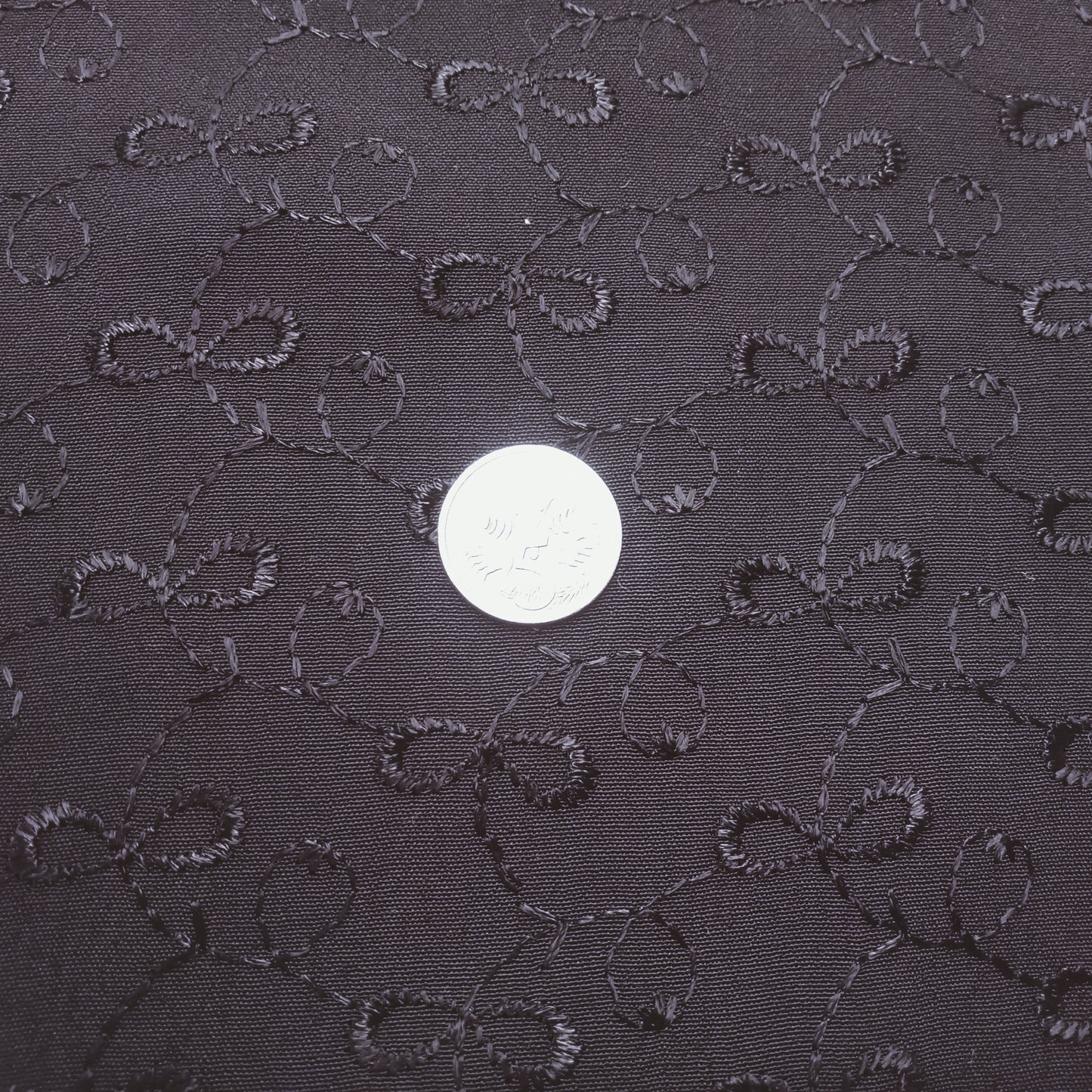 Bows - embroidered woven fabric - 1.30mtrs