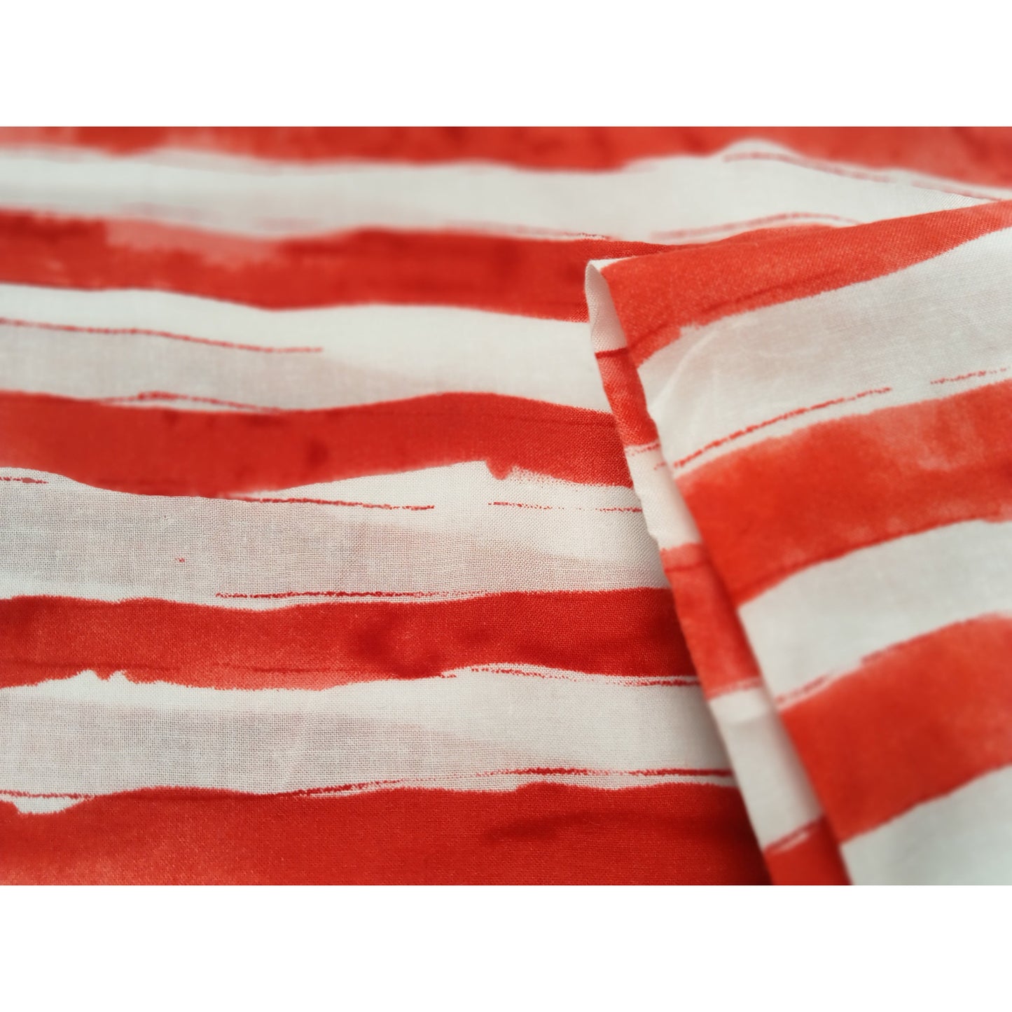 Striped rayon fabric - sold by 1/2mtr