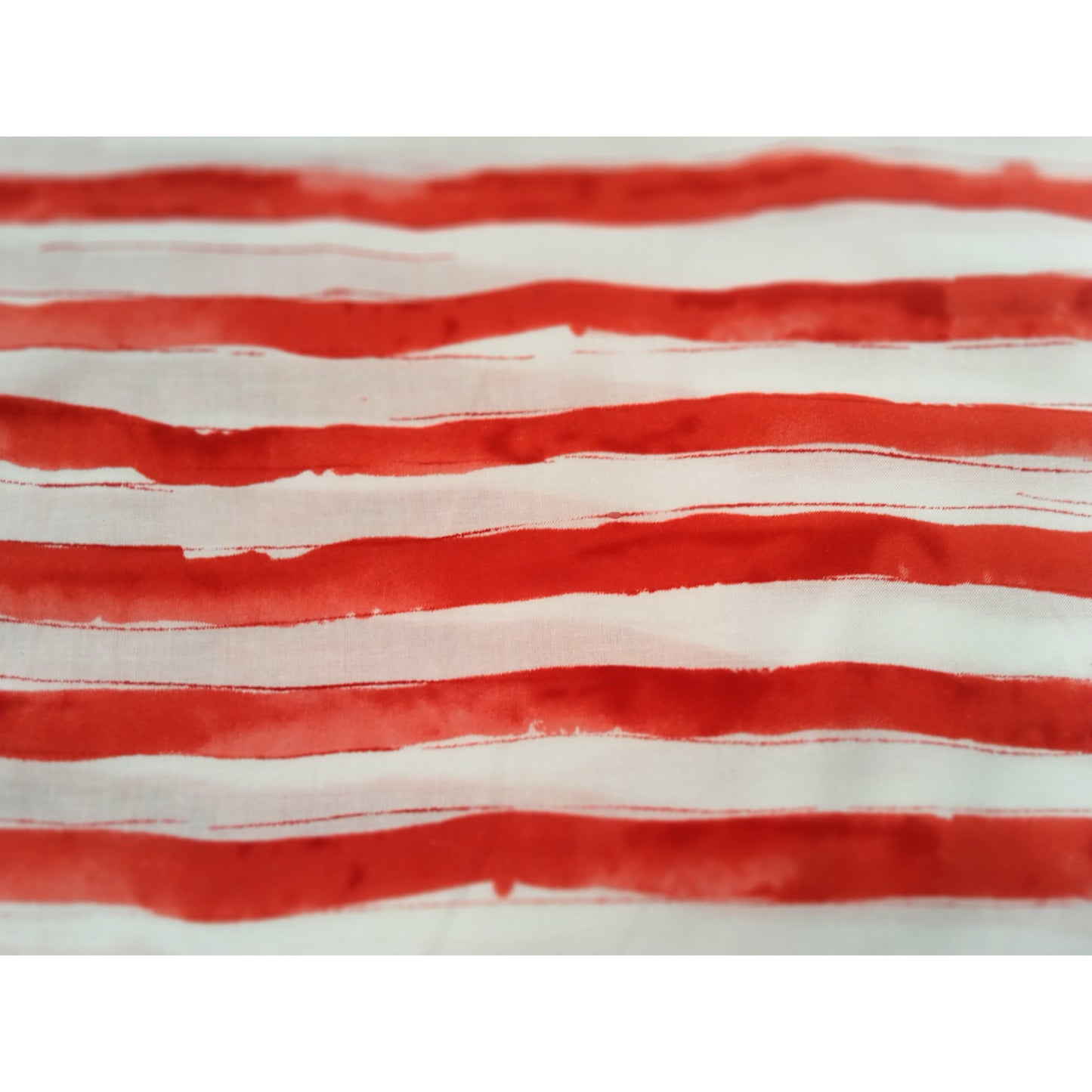 Striped rayon fabric - sold by 1/2mtr