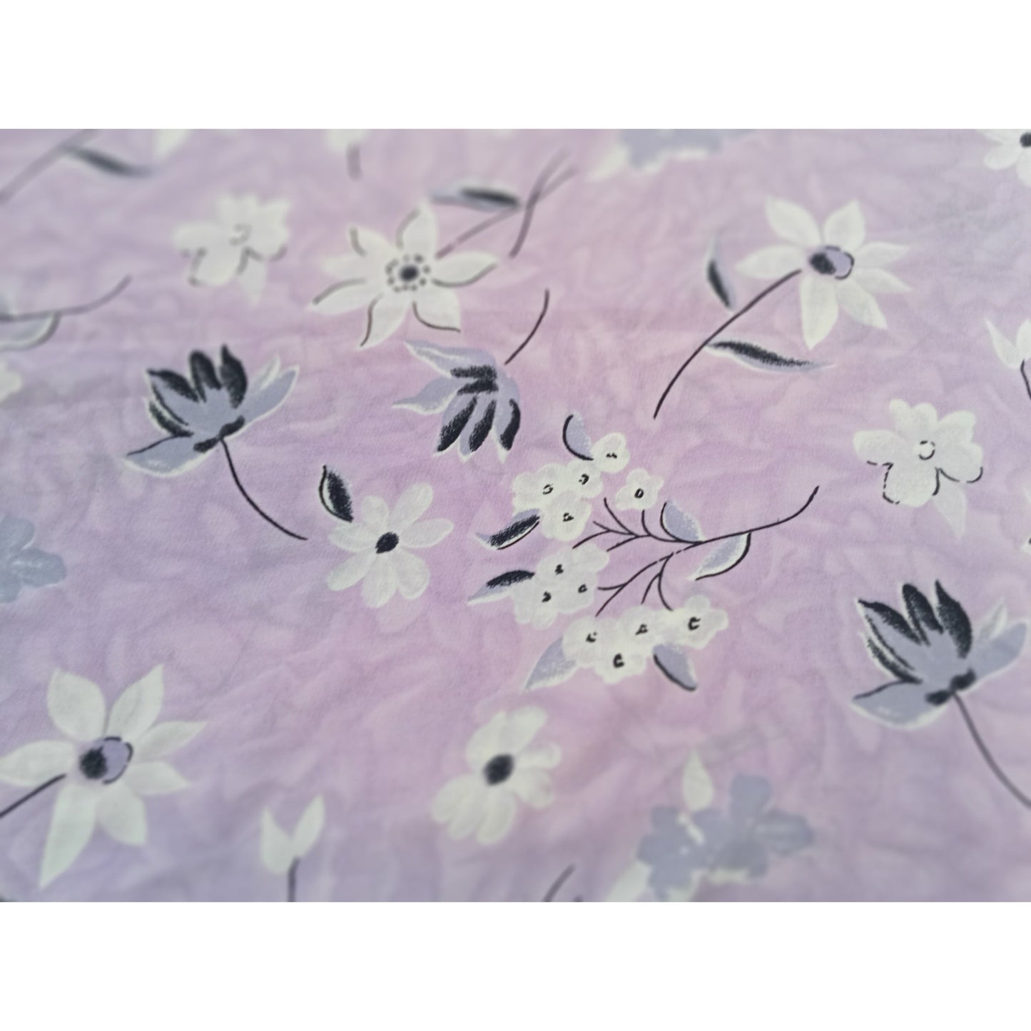 Floral crepe woven fabric - 2.65mtrs
