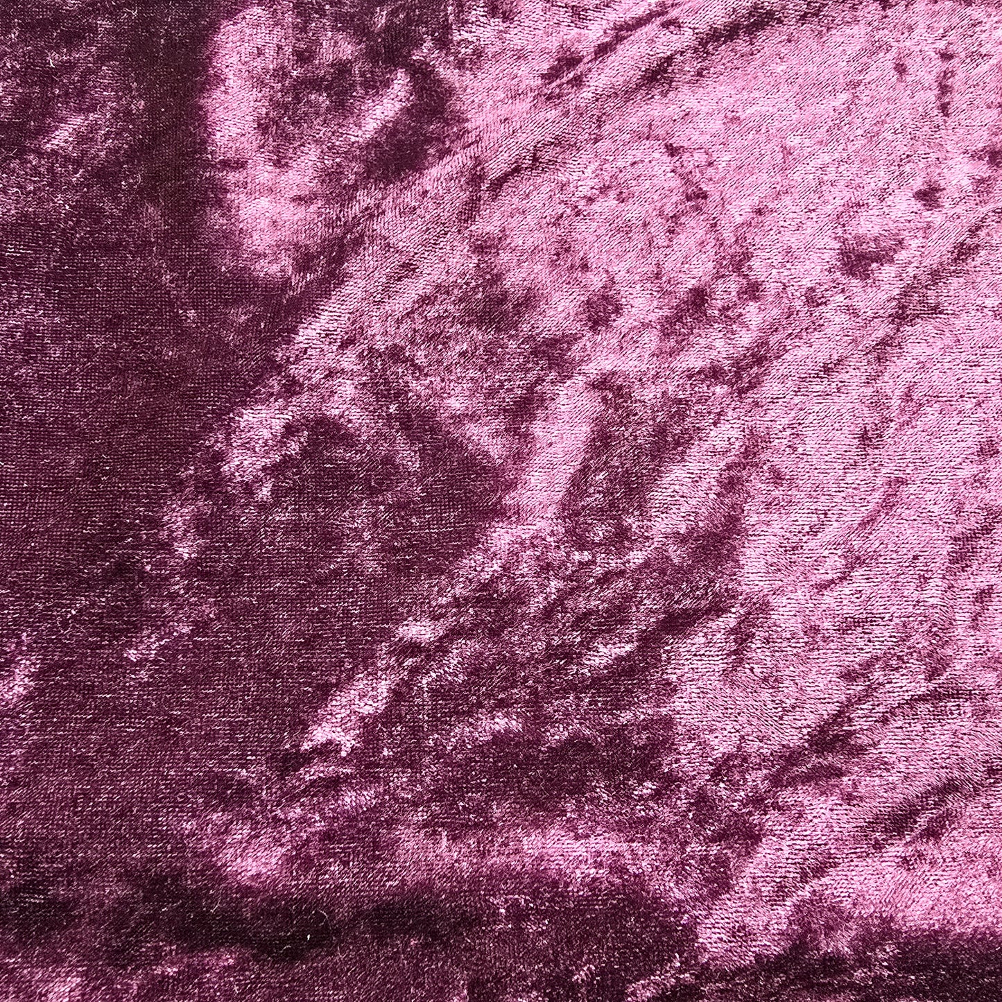Plum panne velvet - 1.20mtrs