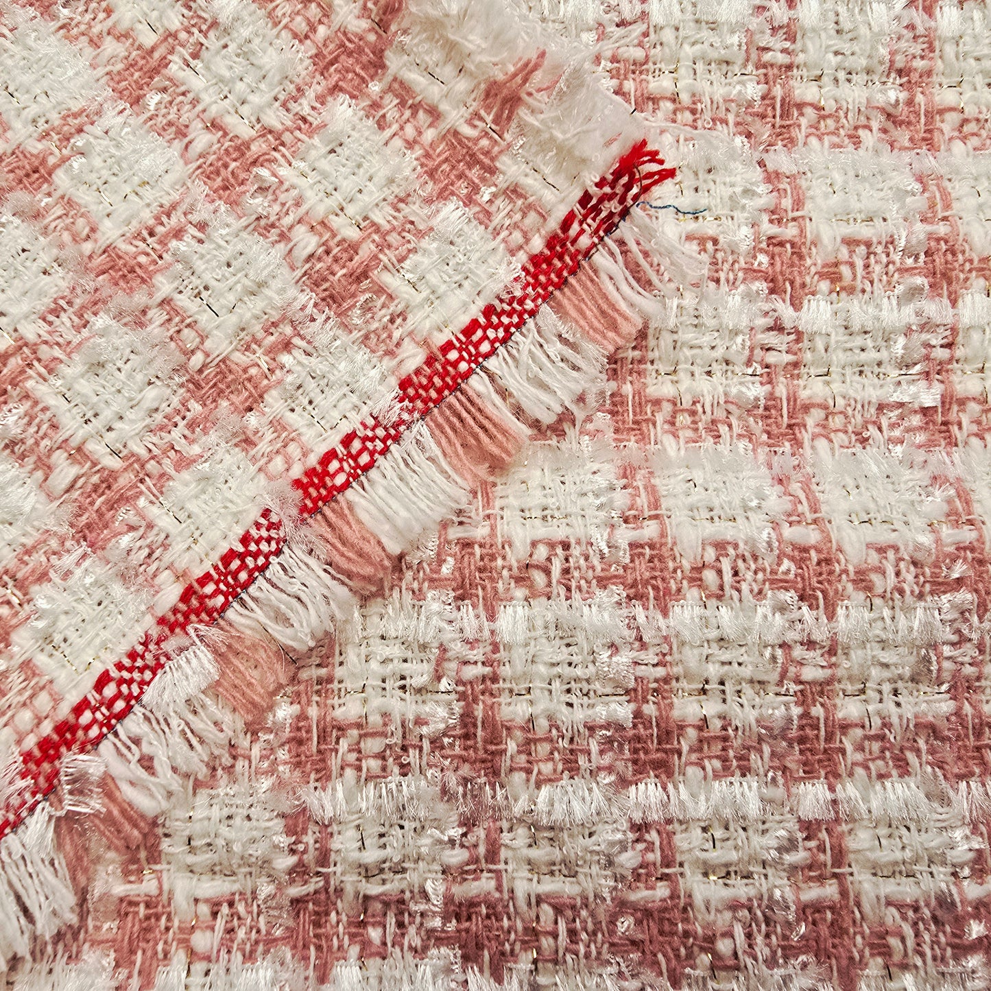 Eyelash tweed woven fabric -sold by 1/2mtr