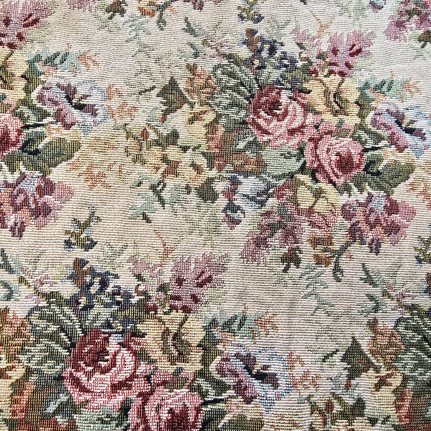 Floral printed tapestry cotton fabric - sold by 1/2mtr