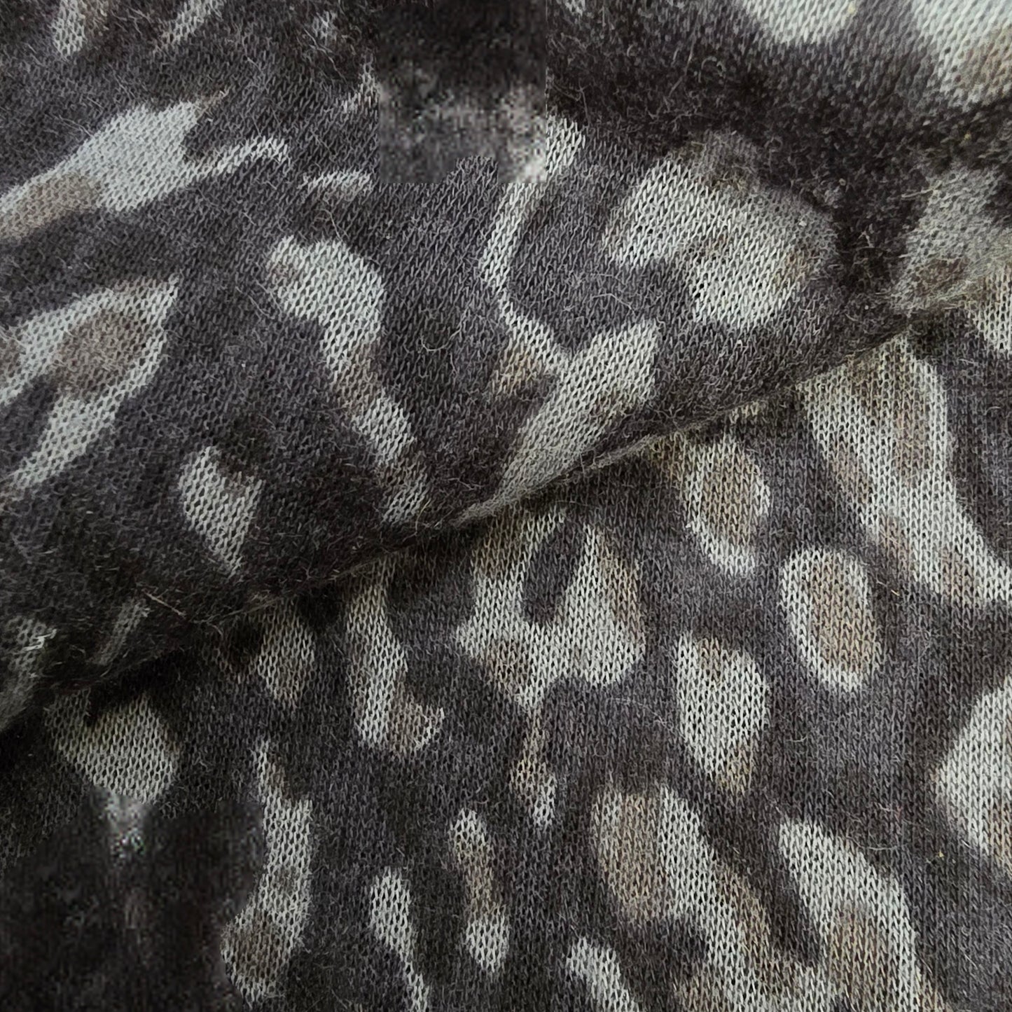 Leopard printed jersey voile - 1/2mtr