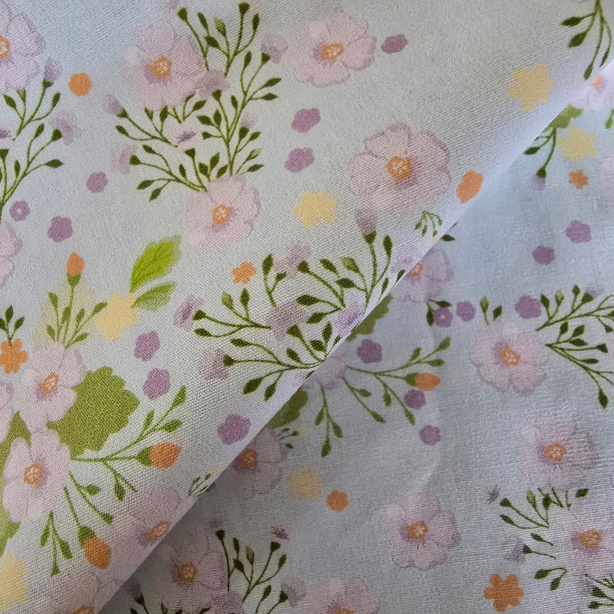 Digital floral printed poplin - 2mtrs