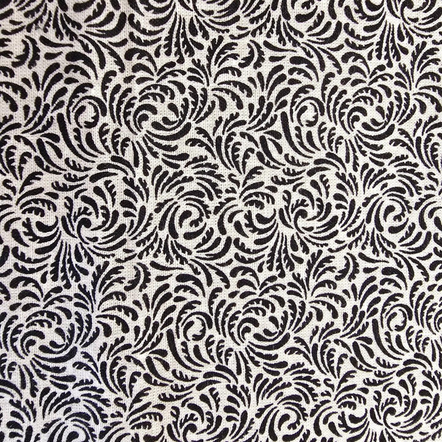 Fern leaves inspired printed cotton -2mtrs