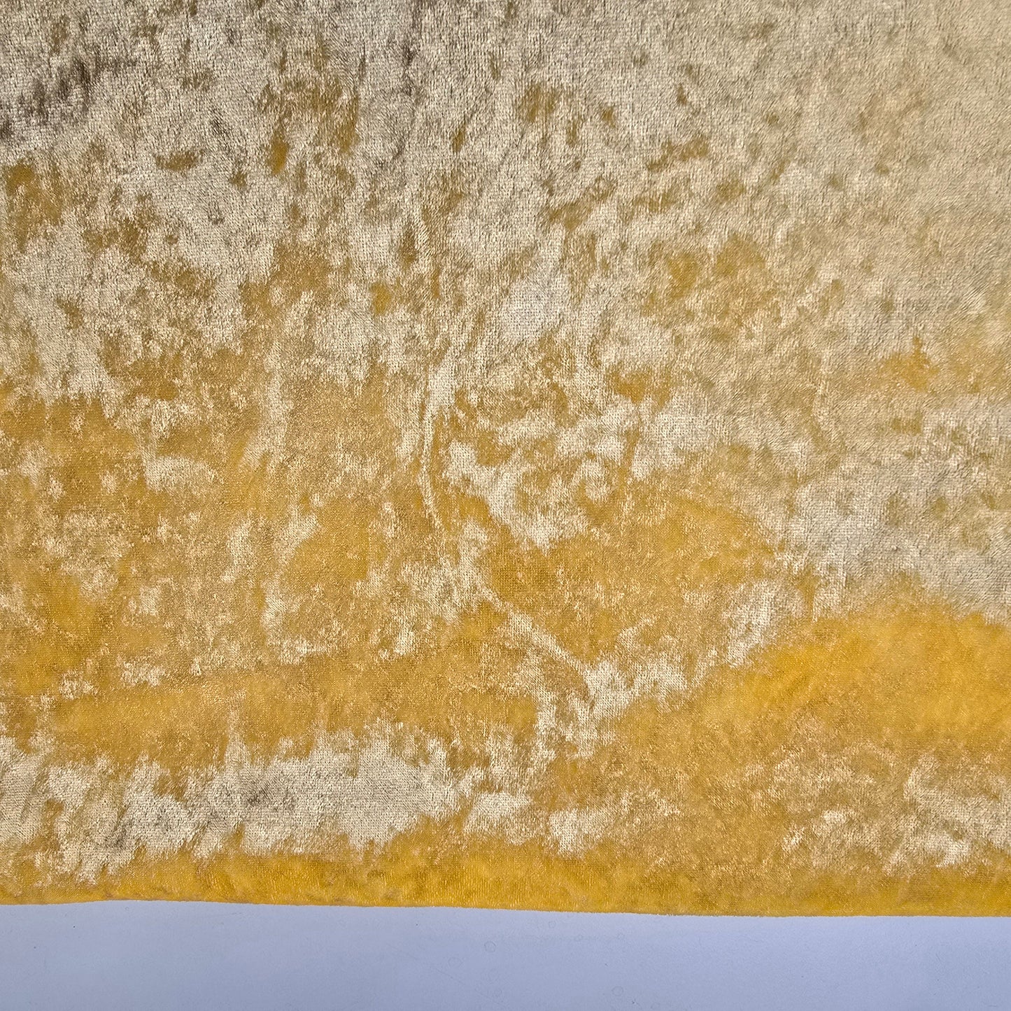 Lemon yellow panne velvet -1.20mtrs