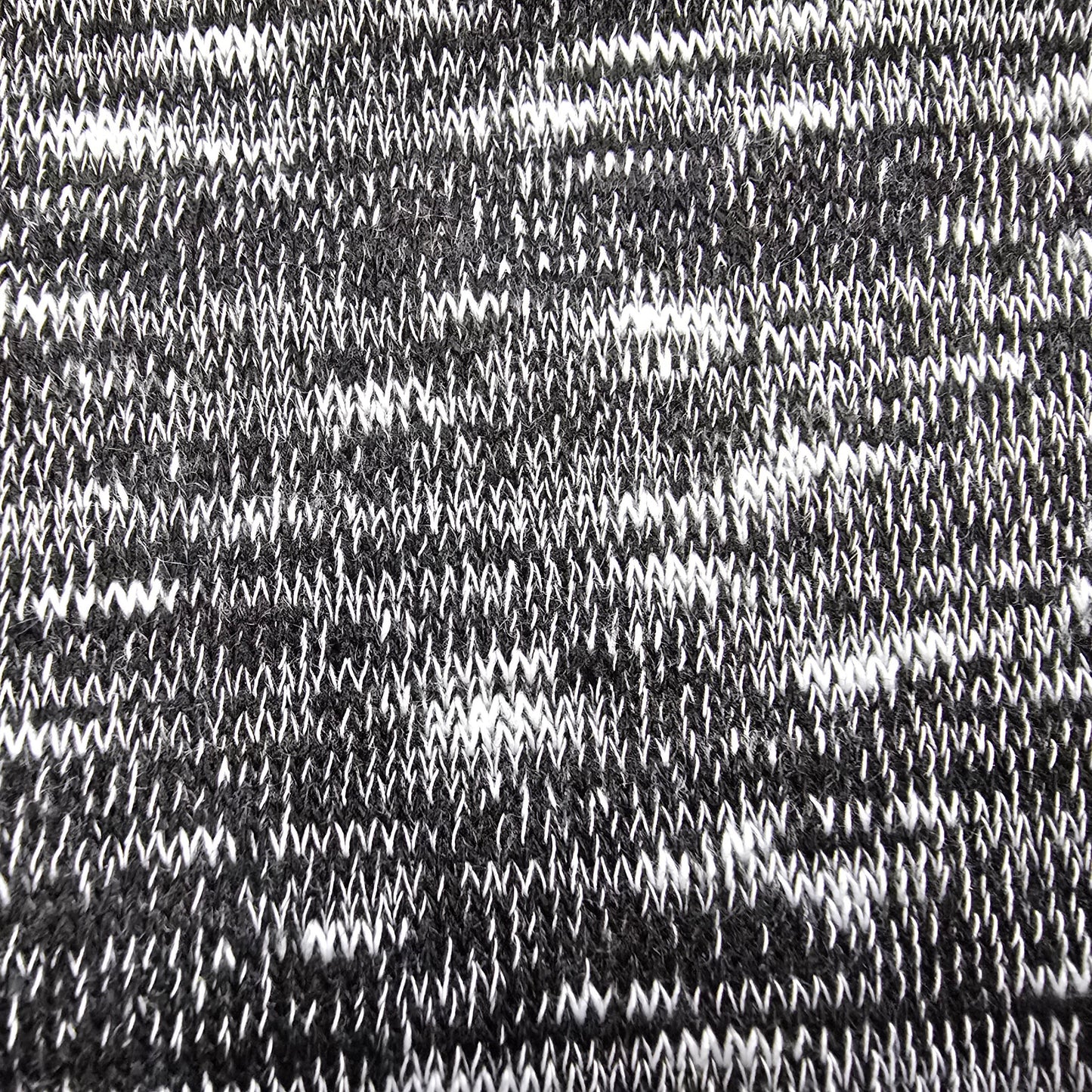 Beautiful marle knit fabric - charcoal/white